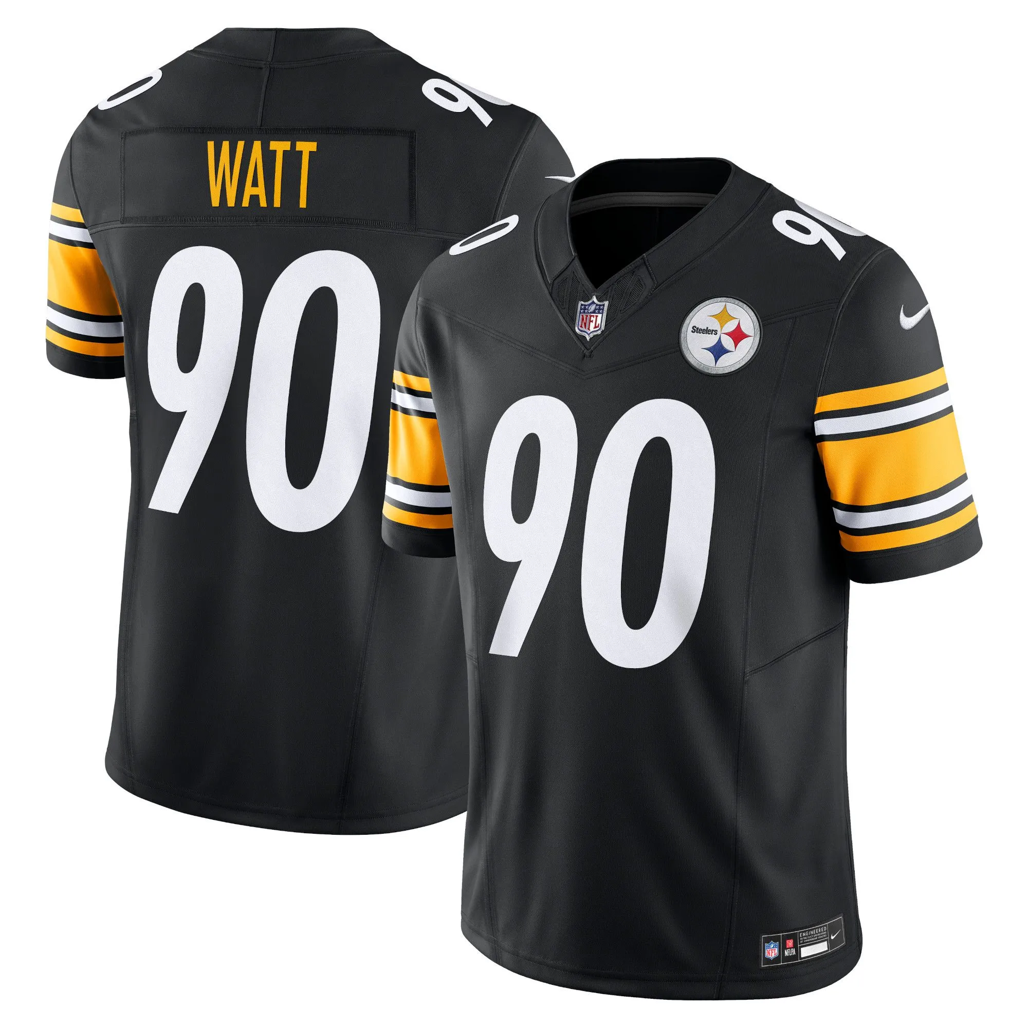 T.J. Watt Pittsburgh Steelers  Vapor F.U.S.E. Limited Jersey - Black