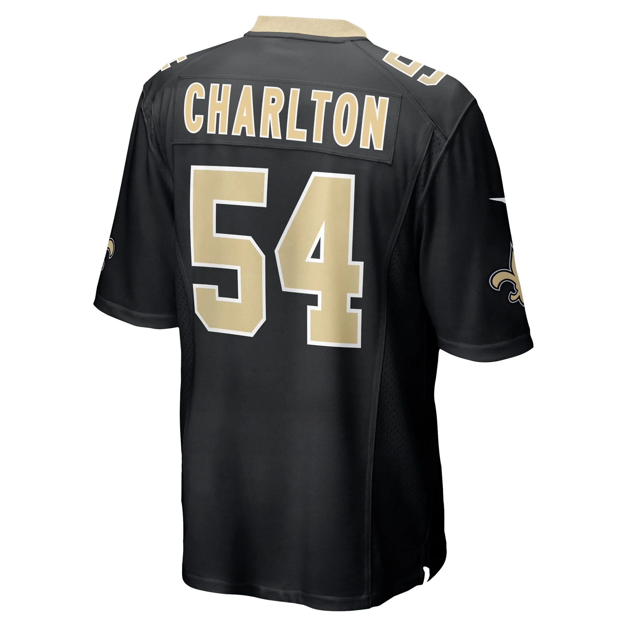 Taco Charlton New Orleans Saints  Game Player Jersey - Black