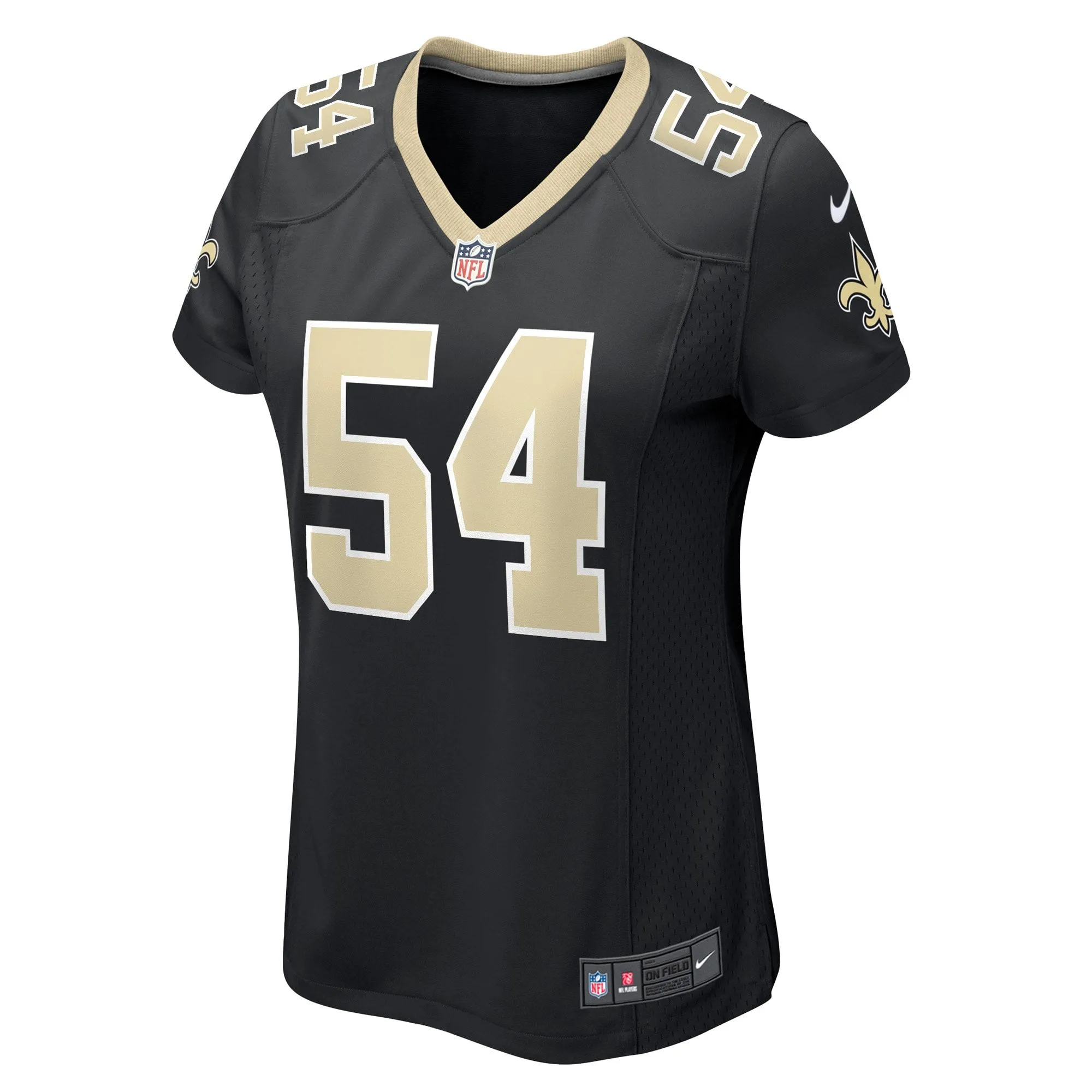 Taco Charlton New Orleans Saints  Women's Game Player Jersey - Black