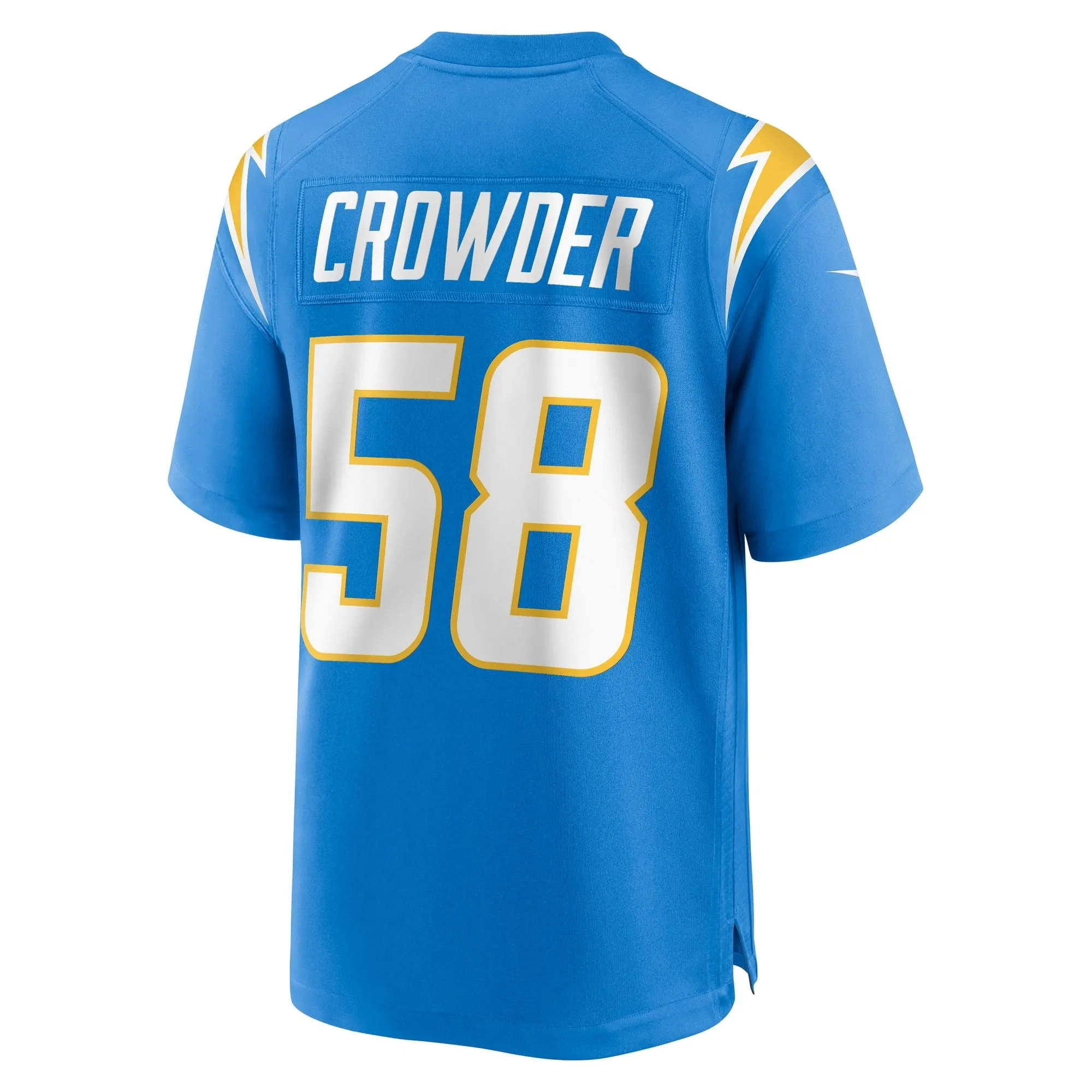 Tae Crowder Los Angeles Chargers  Team Game Jersey - Powder Blue