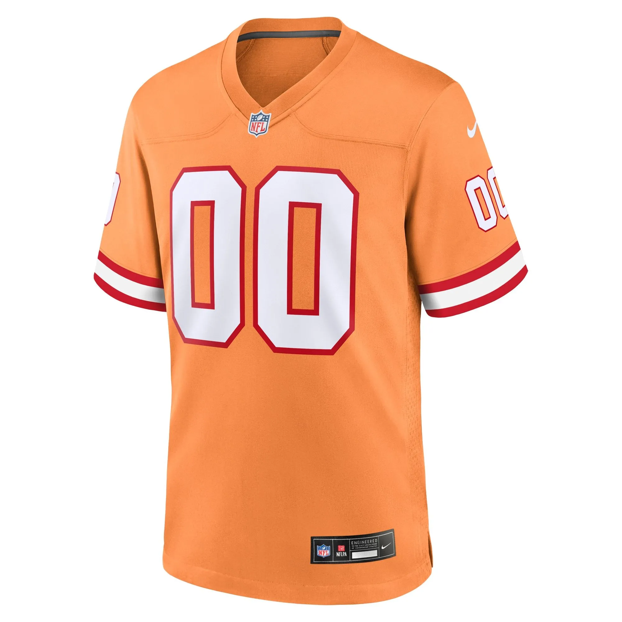 Tampa Bay Buccaneers  Custom Throwback Game Jersey - Orange