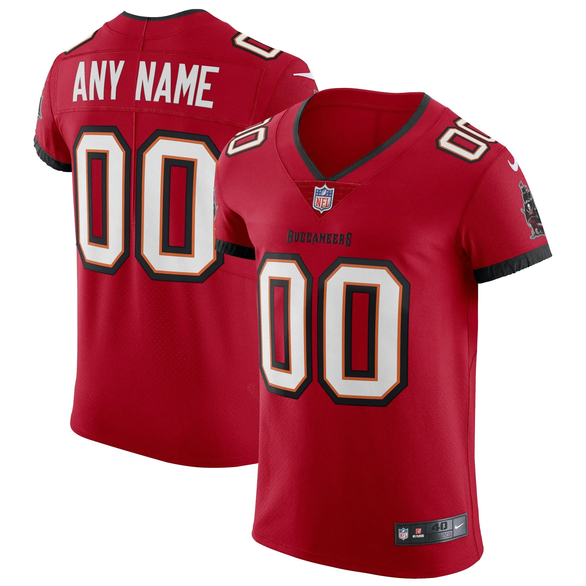 Tampa Bay Buccaneers  Vapor Elite Custom Jersey - Red