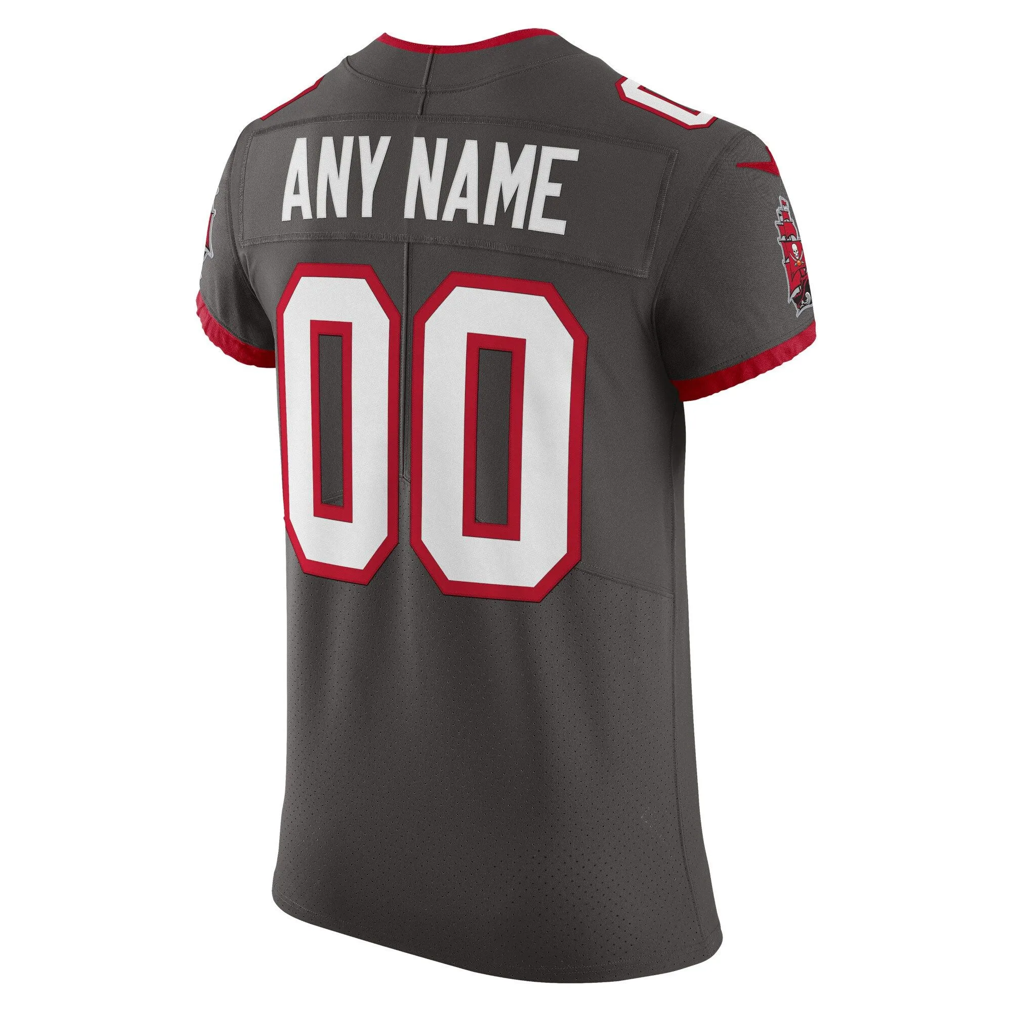 Tampa Bay Buccaneers  Vapor Untouchable Elite Custom Alternate Jersey - Pewter