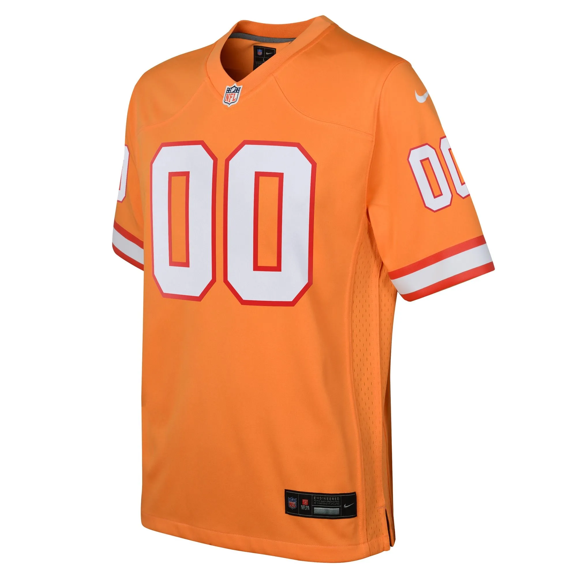 Tampa Bay Buccaneers  Youth Custom Throwback Game Jersey - Orange