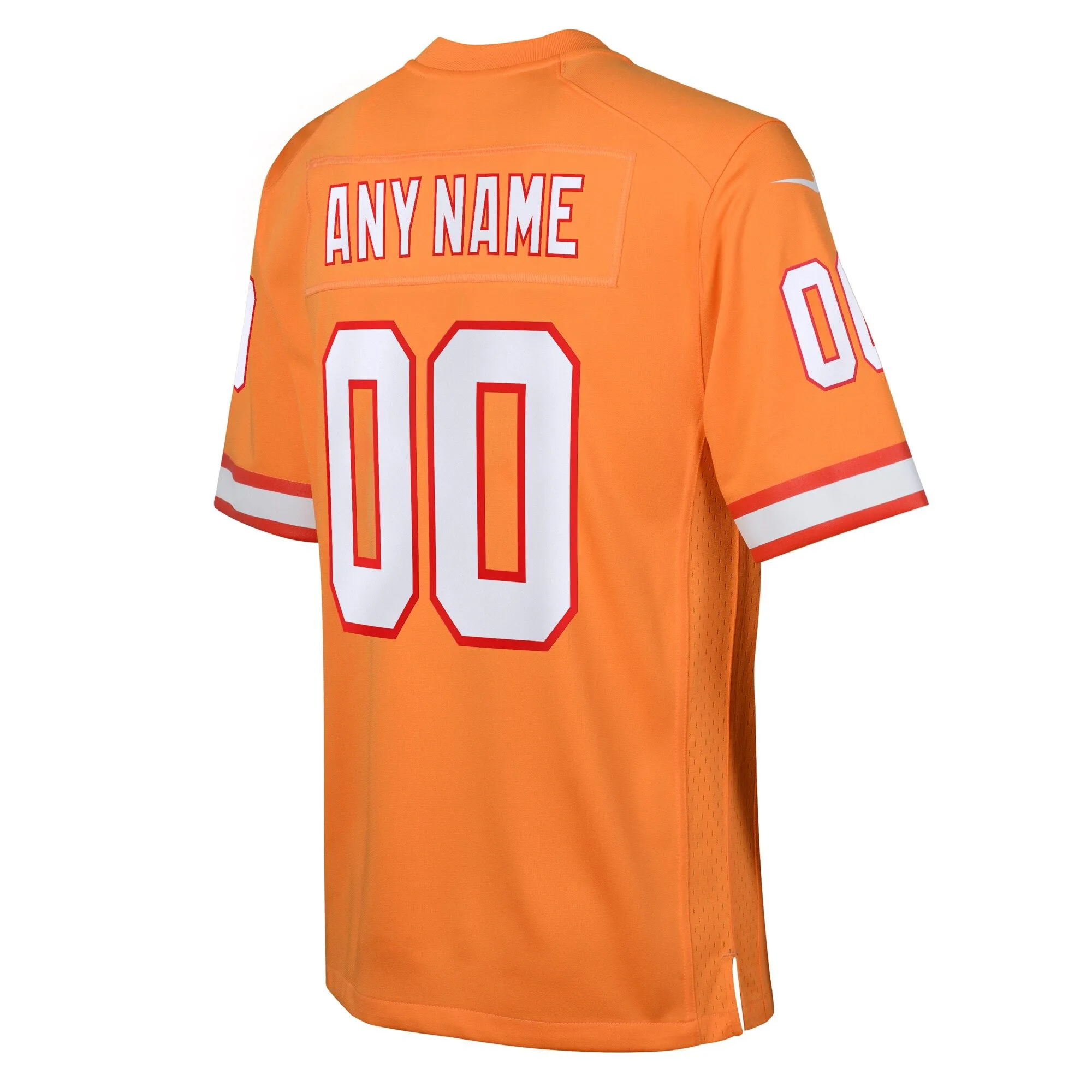 Tampa Bay Buccaneers  Youth Custom Throwback Game Jersey - Orange