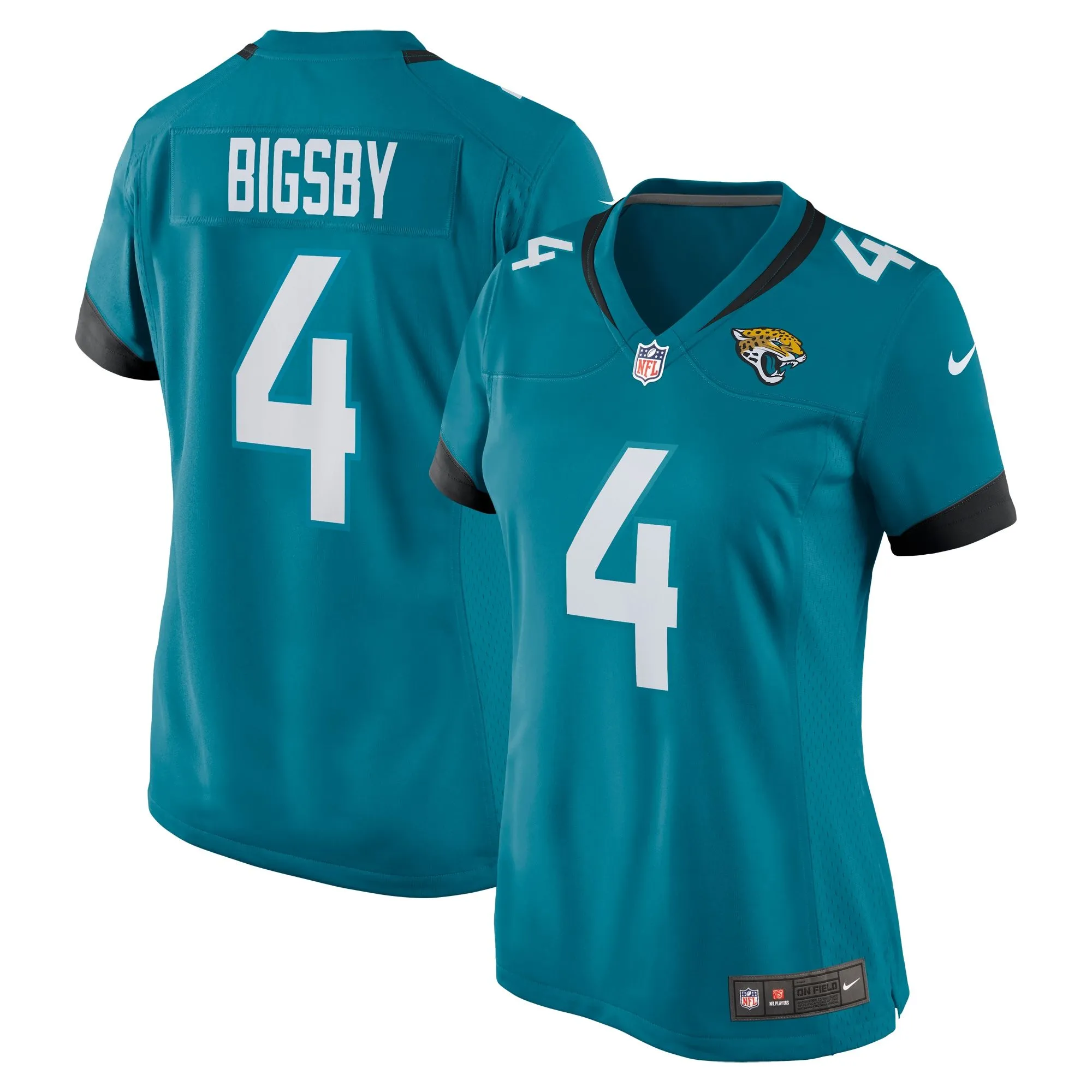 Tank Bigsby Jacksonville Jaguars  Women's Game Jersey - Teal