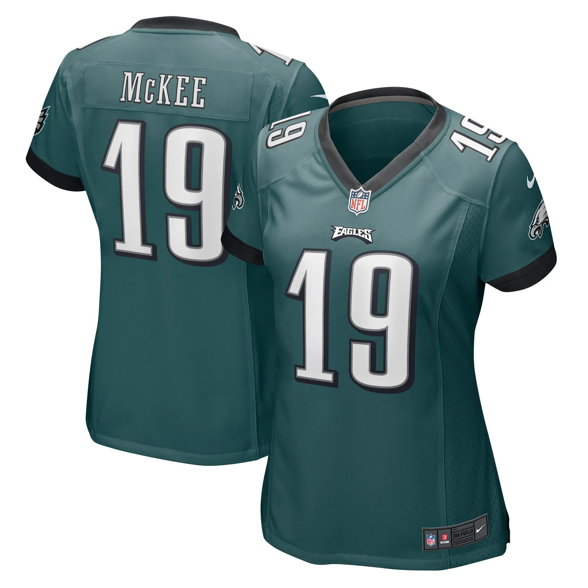 Tanner McKee Philadelphia Eagles  Women's Team Game Jersey - Midnight Green