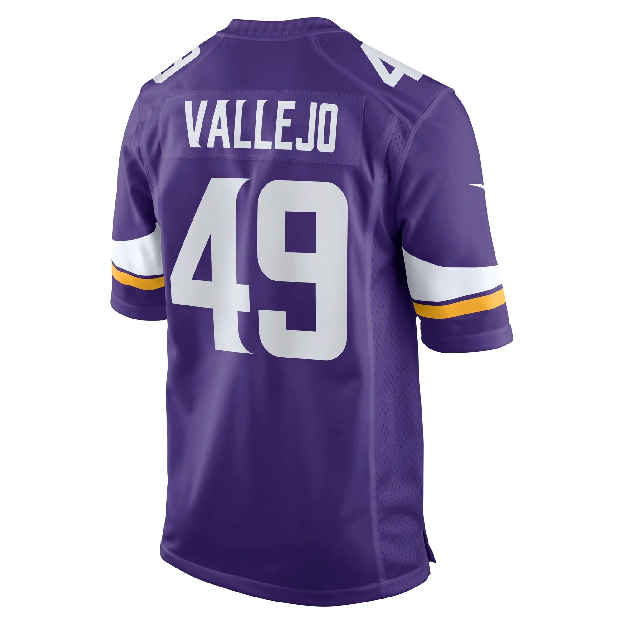 Tanner Vallejo Minnesota Vikings  Team Game Jersey - Purple