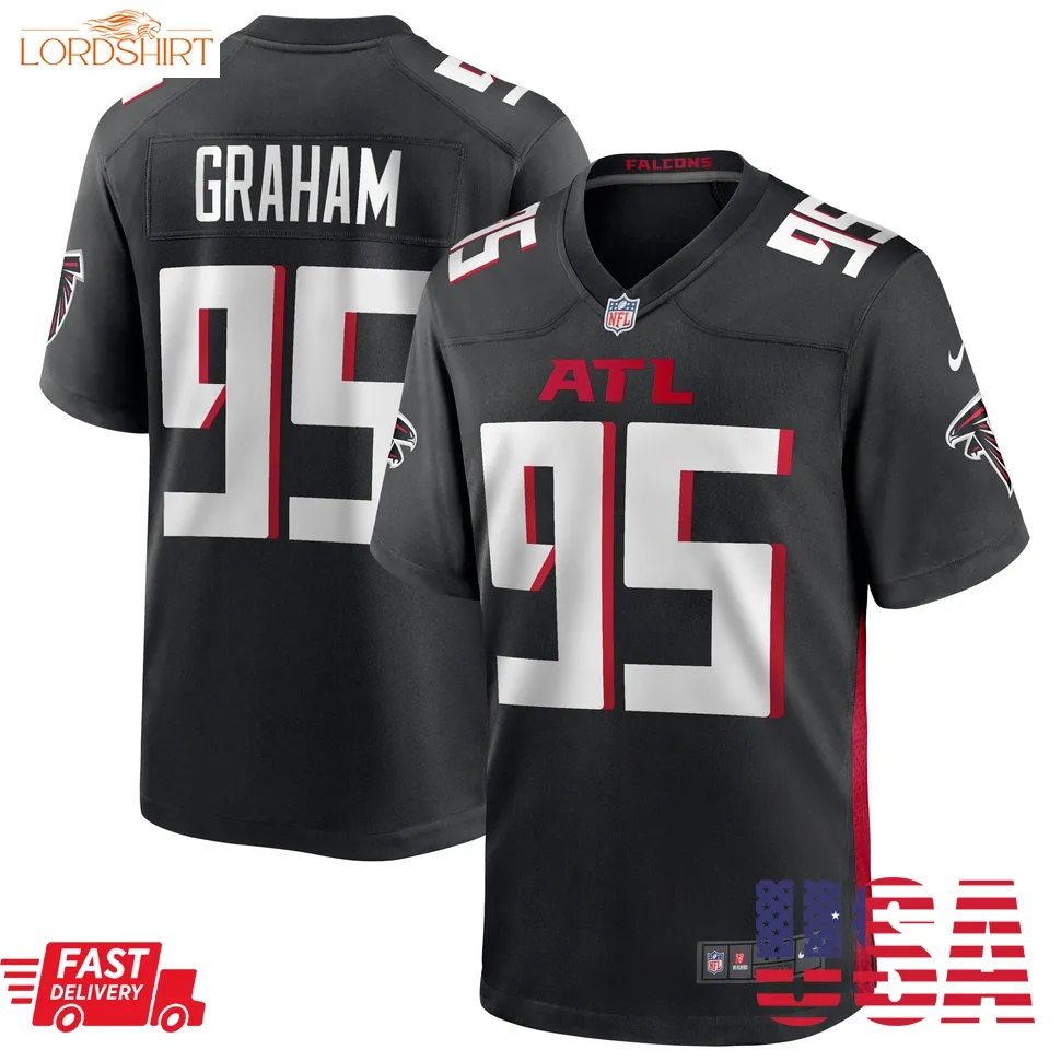 Ta'quon Graham Atlanta Falcons  Game Jersey   Black