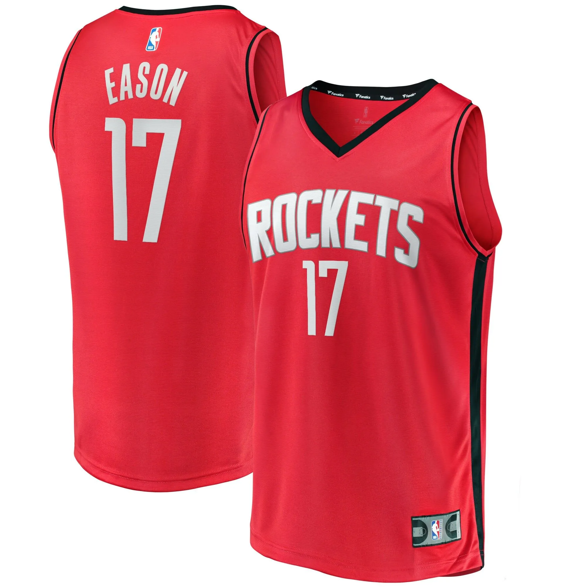 Tari Eason Houston Rockets Fanatics Branded Fast Break Replica Player Jersey - Icon Edition - Red