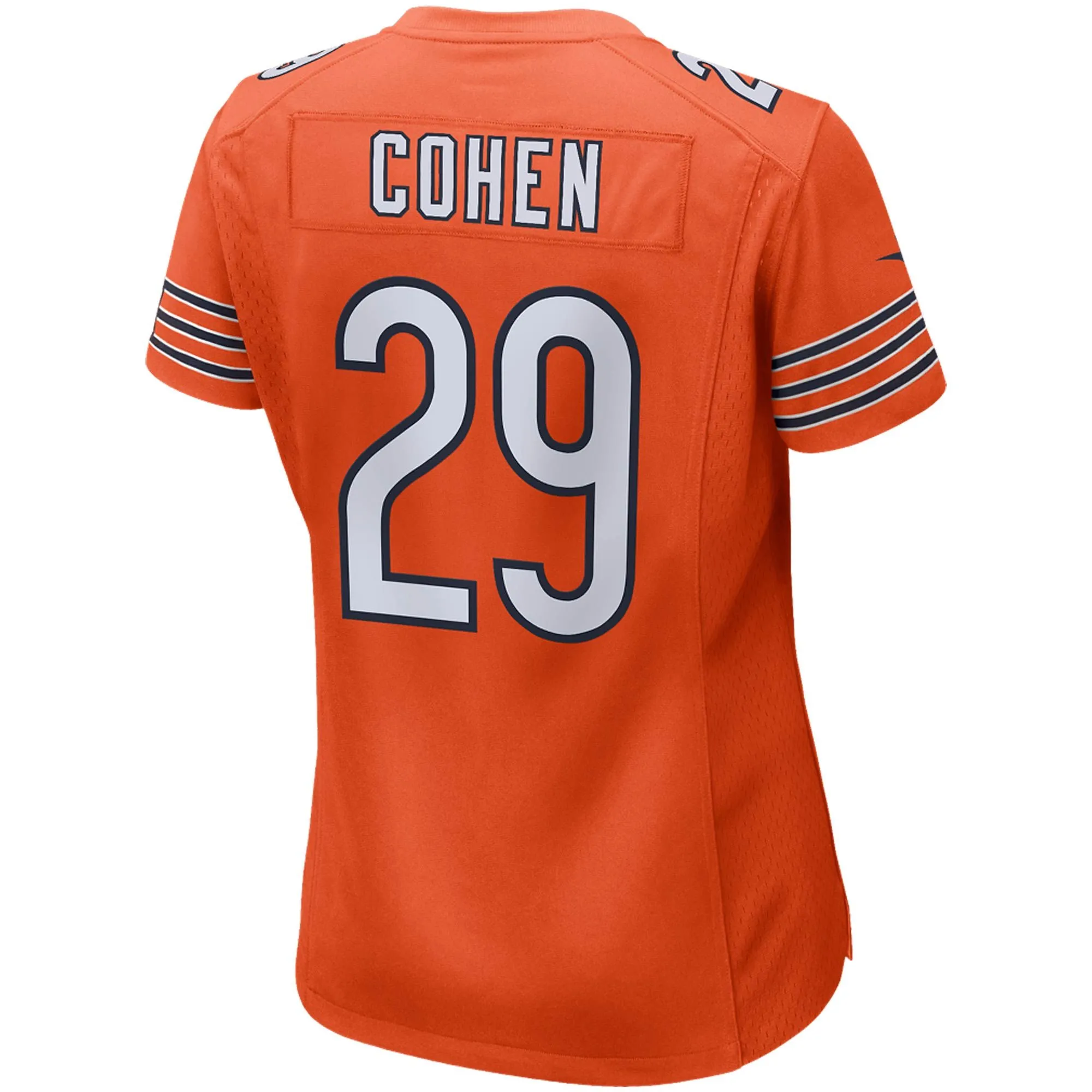 Tarik Cohen Chicago Bears  Women's Game Jersey - Orange