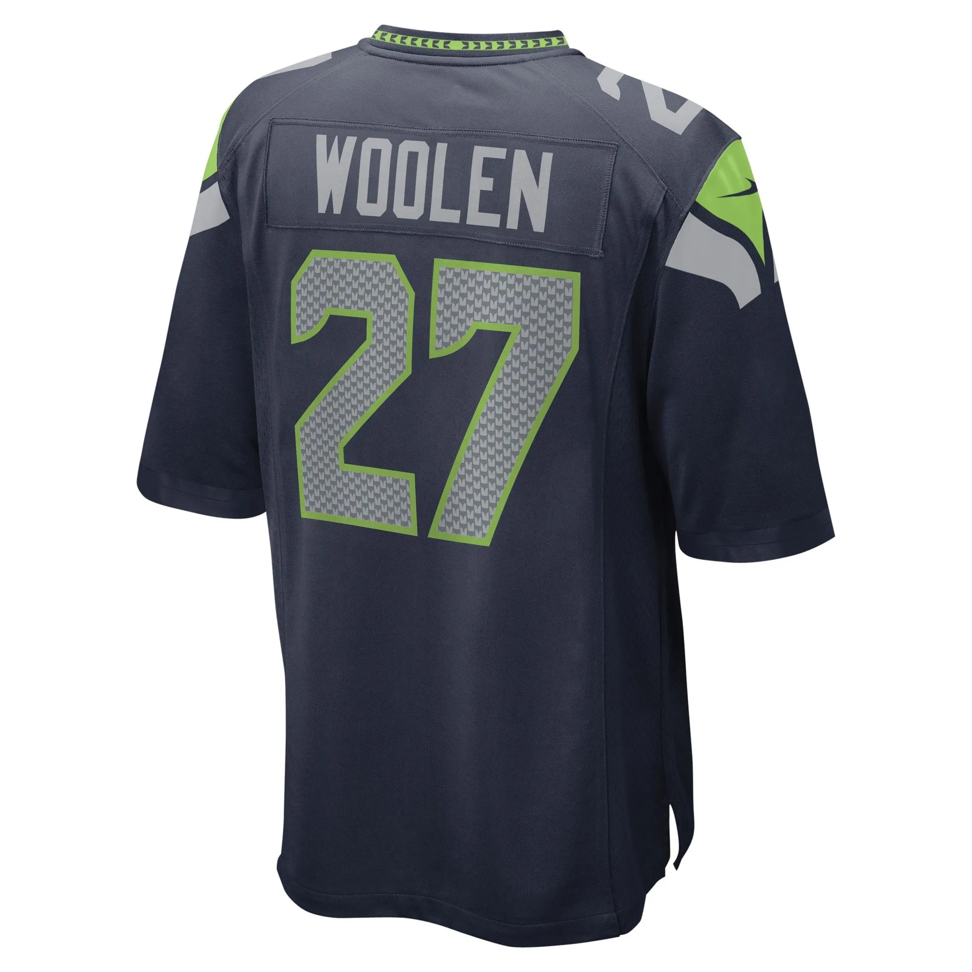 Tariq Woolen Seattle Seahawks  Game Player Jersey - College Navy