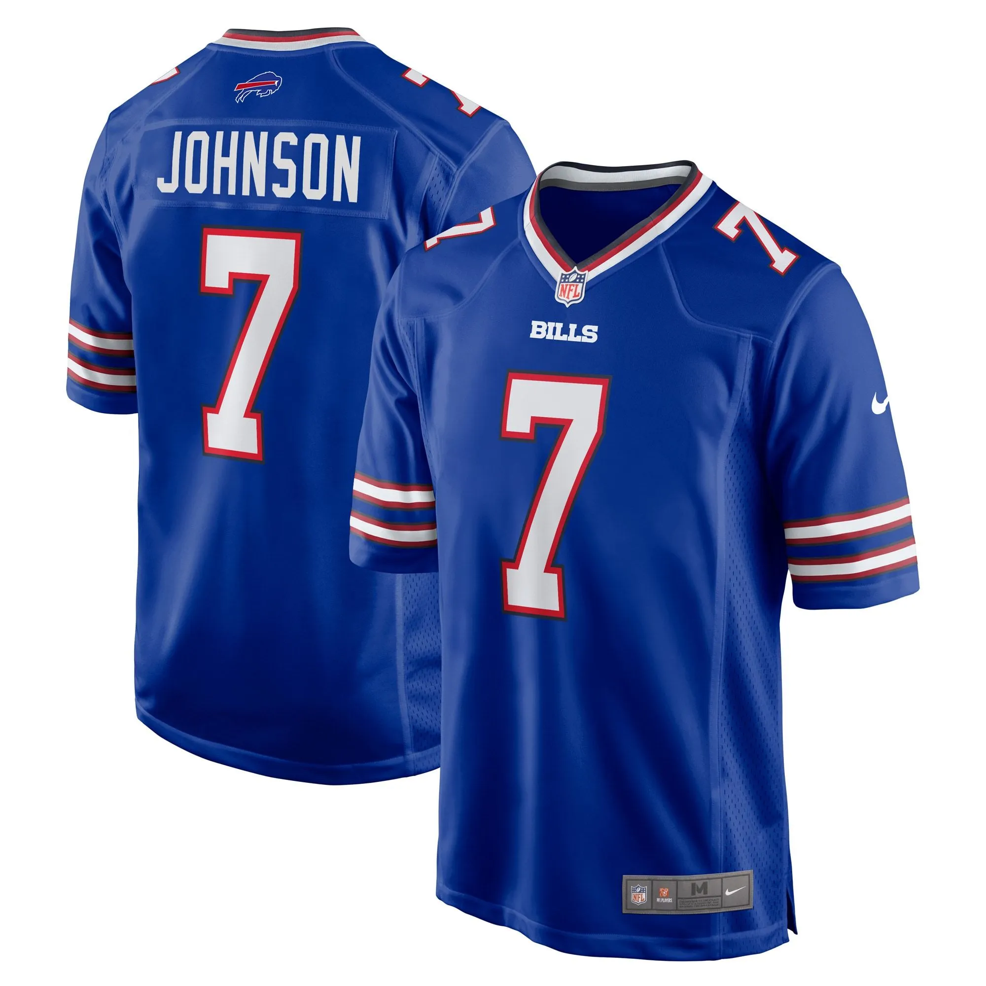 Taron Johnson Buffalo Bills  Game Jersey - Royal