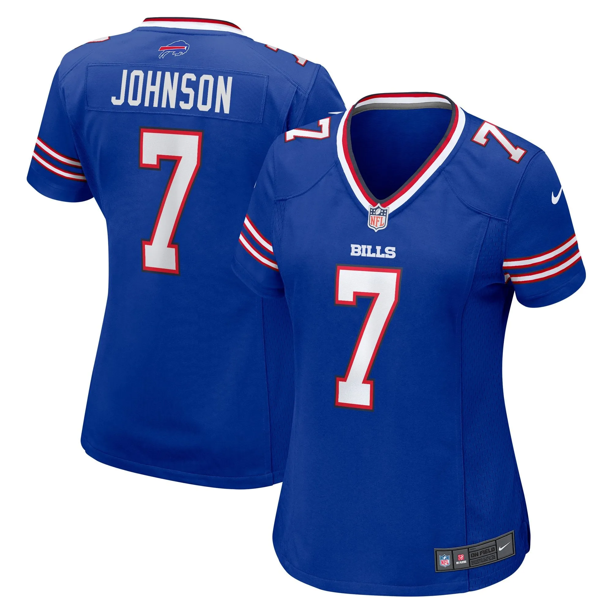 Taron Johnson Buffalo Bills  Women's Game Player Jersey - Royal