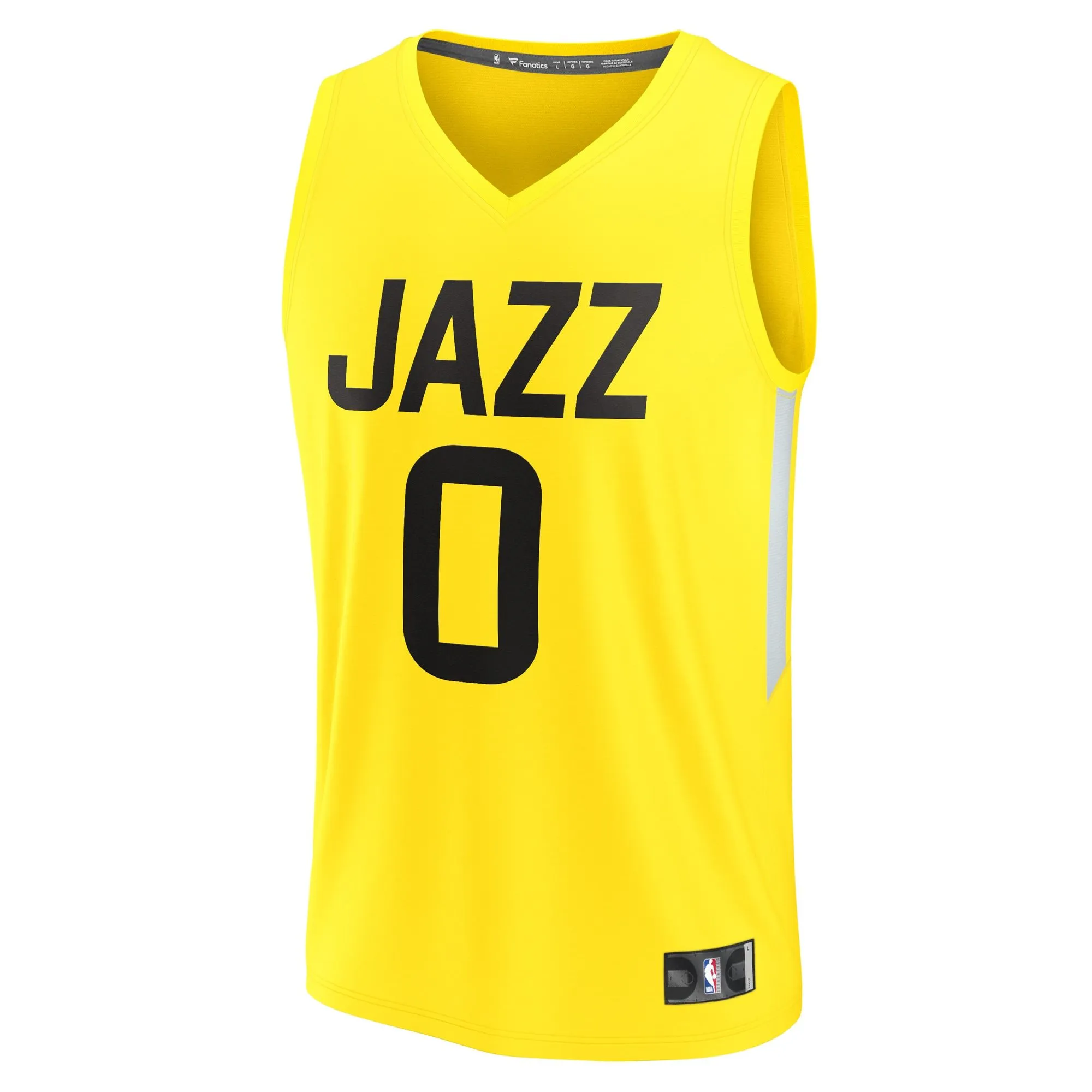 Taylor Hendricks Utah Jazz Fanatics Branded  Fast Break Replica Jersey - Icon Edition - Yellow