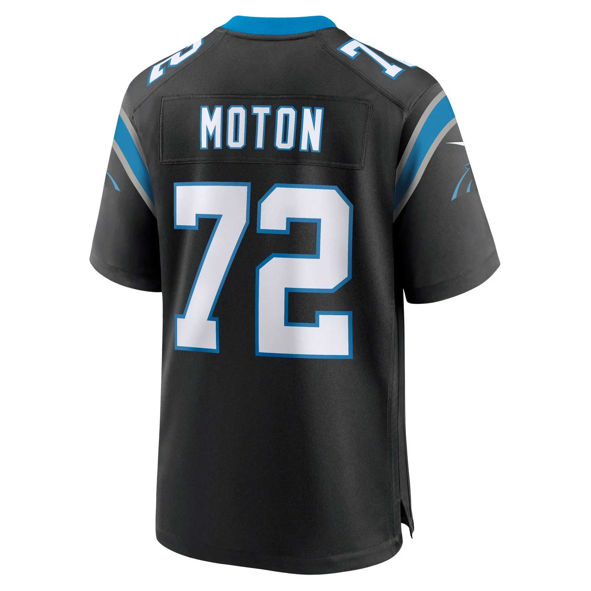 Taylor Moton Carolina Panthers  Team Game Jersey - Black