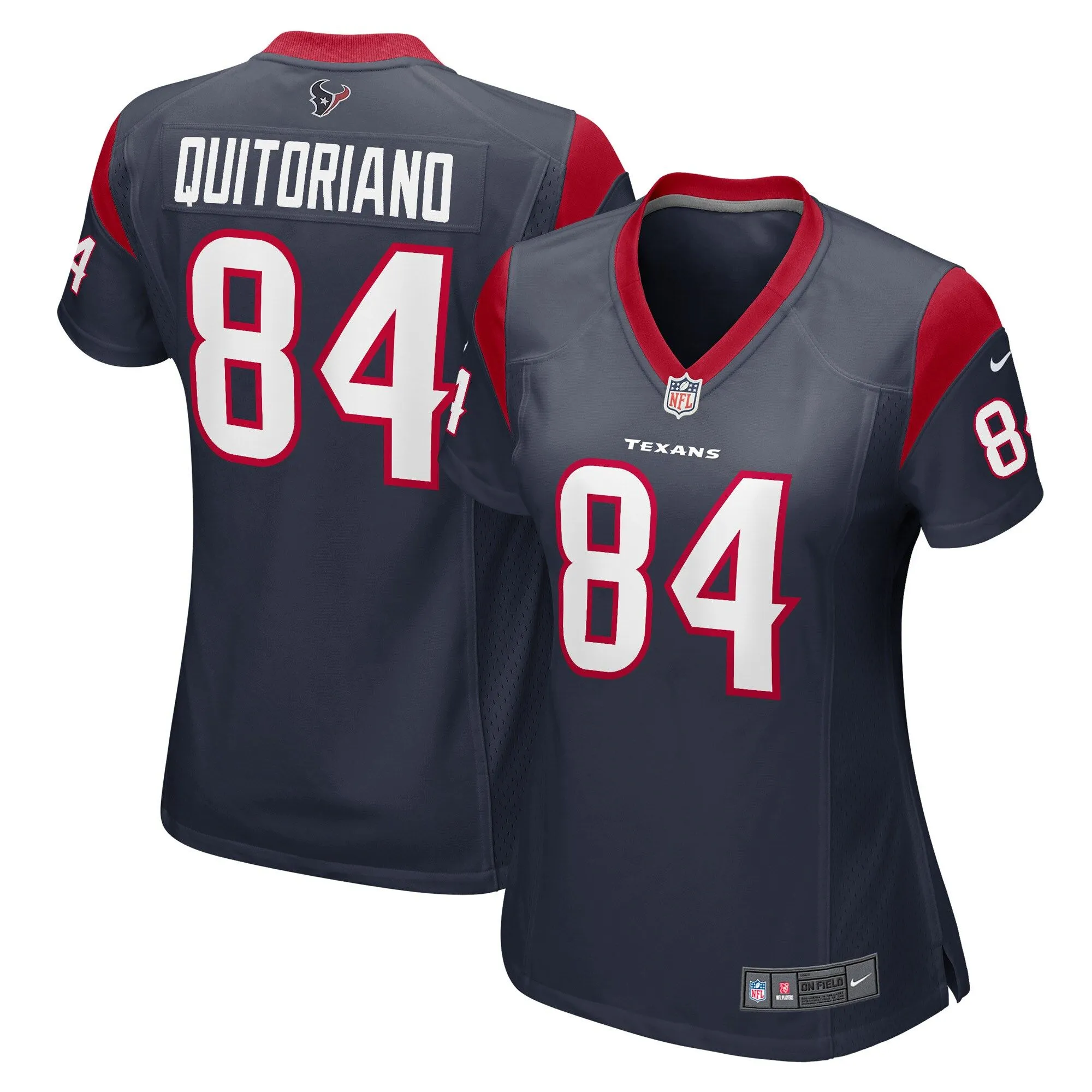 Teagan Quitoriano Houston Texans  Women's Game Player Jersey - Navy