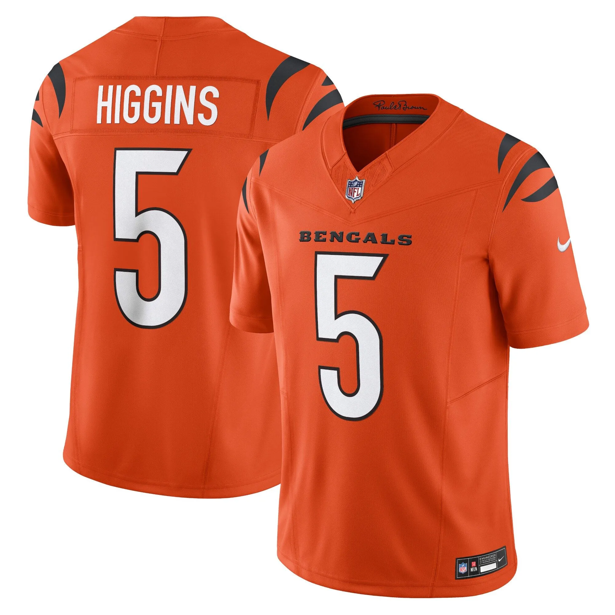 Tee Higgins Cincinnati Bengals  Vapor F.U.S.E. Limited Jersey - Orange