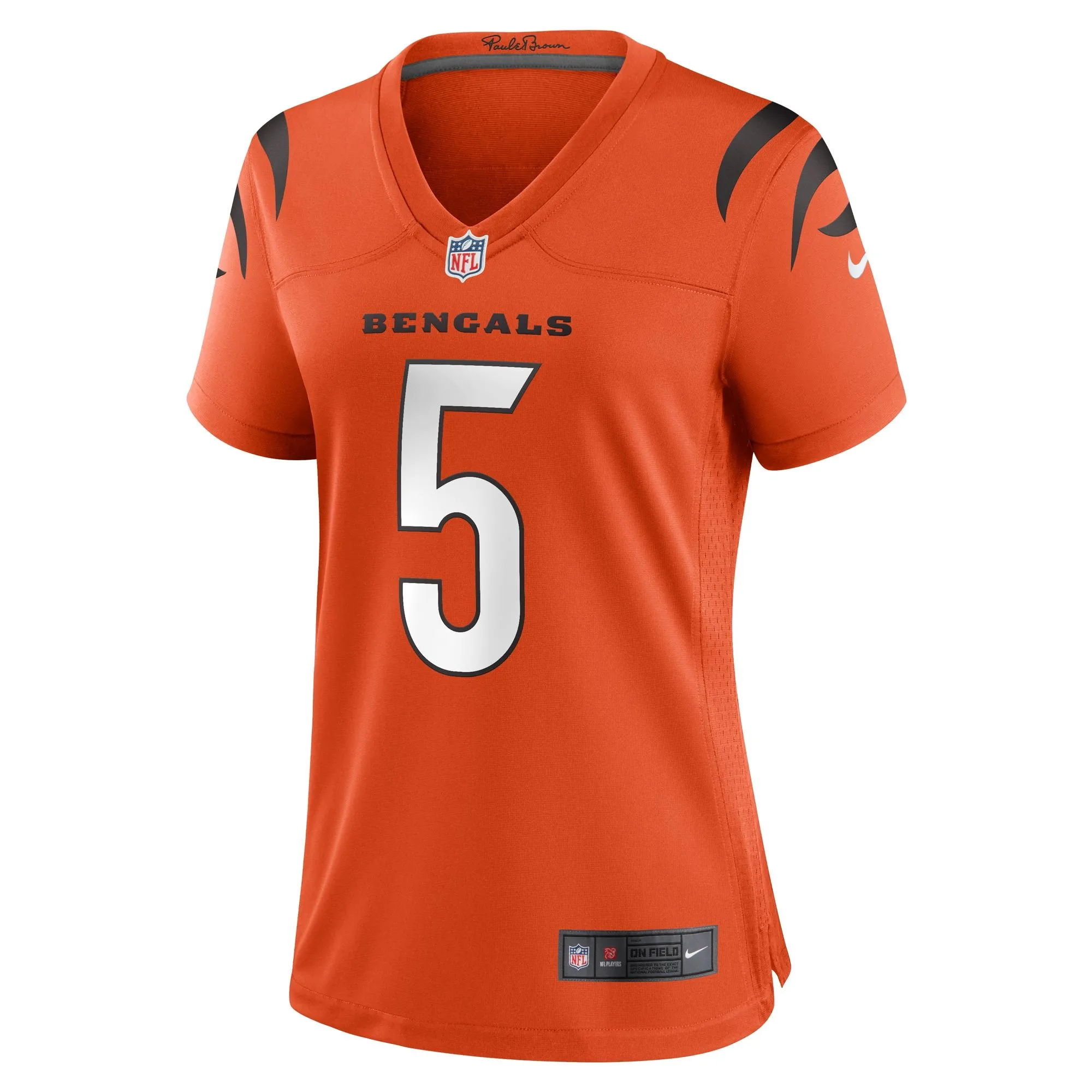 Tee Higgins Cincinnati Bengals  Women's Alternate Game Player Jersey - Orange