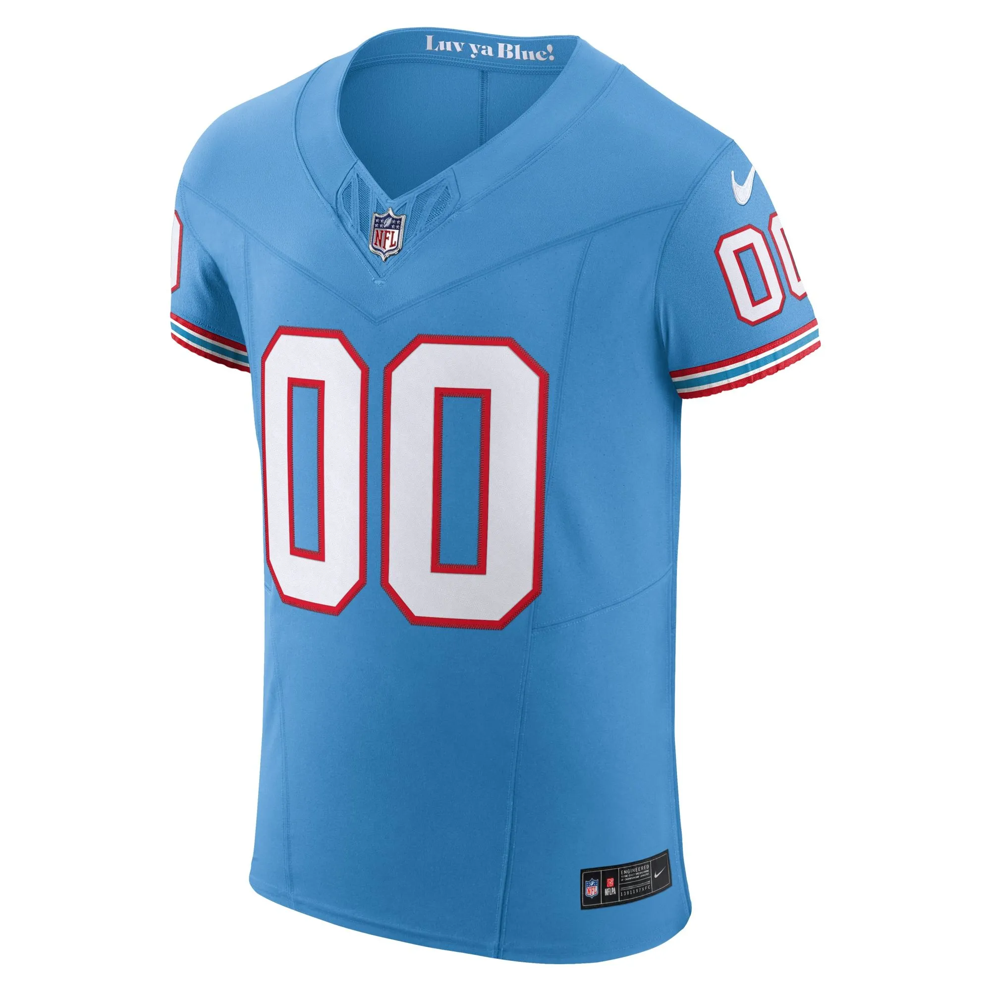 Tennessee Titans  Vapor F.U.S.E. Elite Custom Jersey - Light Blue