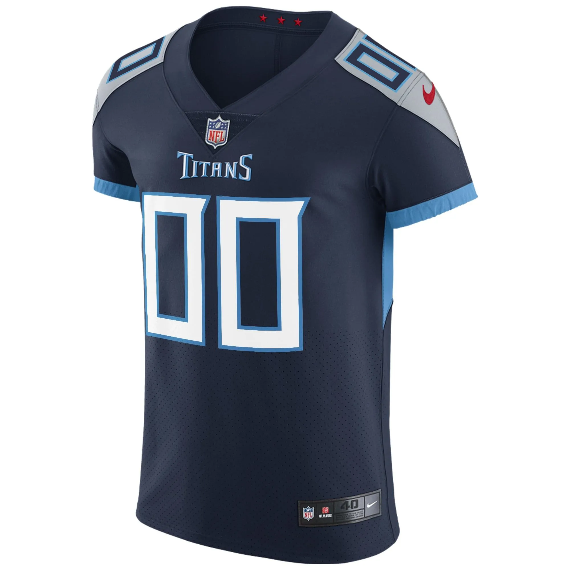 Tennessee Titans  Vapor Untouchable Custom Elite Jersey - Navy