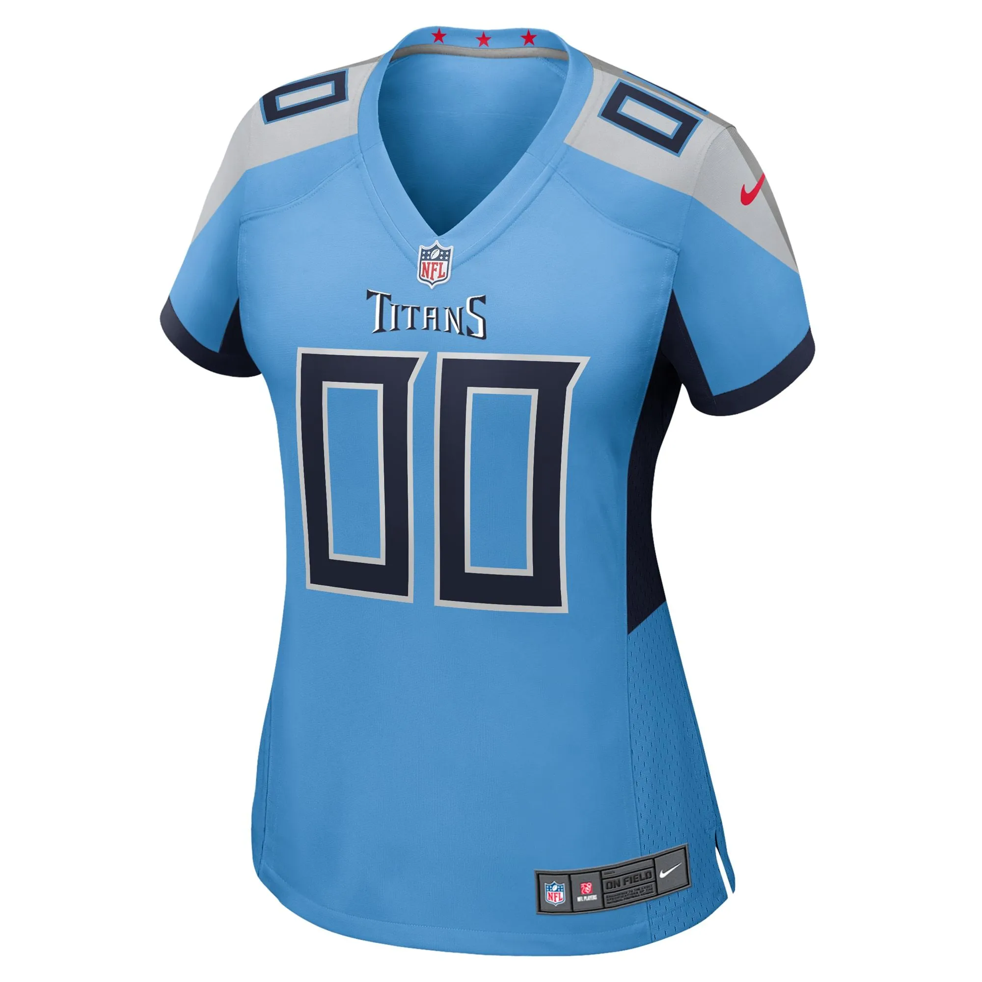 Tennessee Titans  Women's Alternate Custom Game Jersey - Light Blue