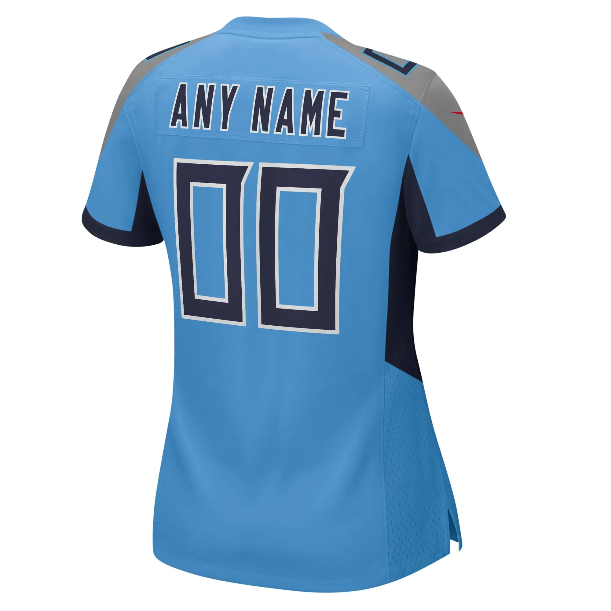 Tennessee Titans  Women's Alternate Custom Game Jersey - Light Blue