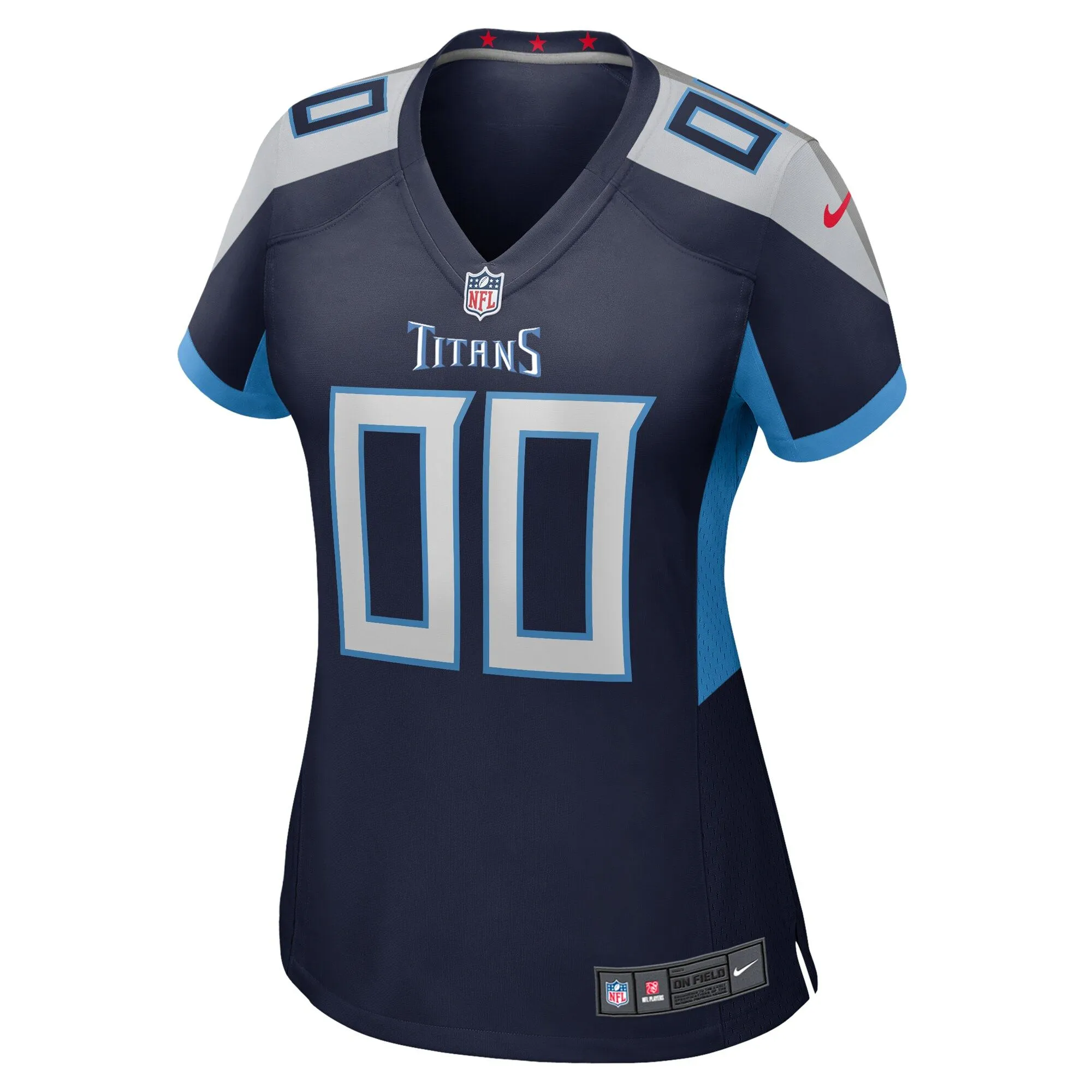 Tennessee Titans  Women's Custom Game Jersey - Navy