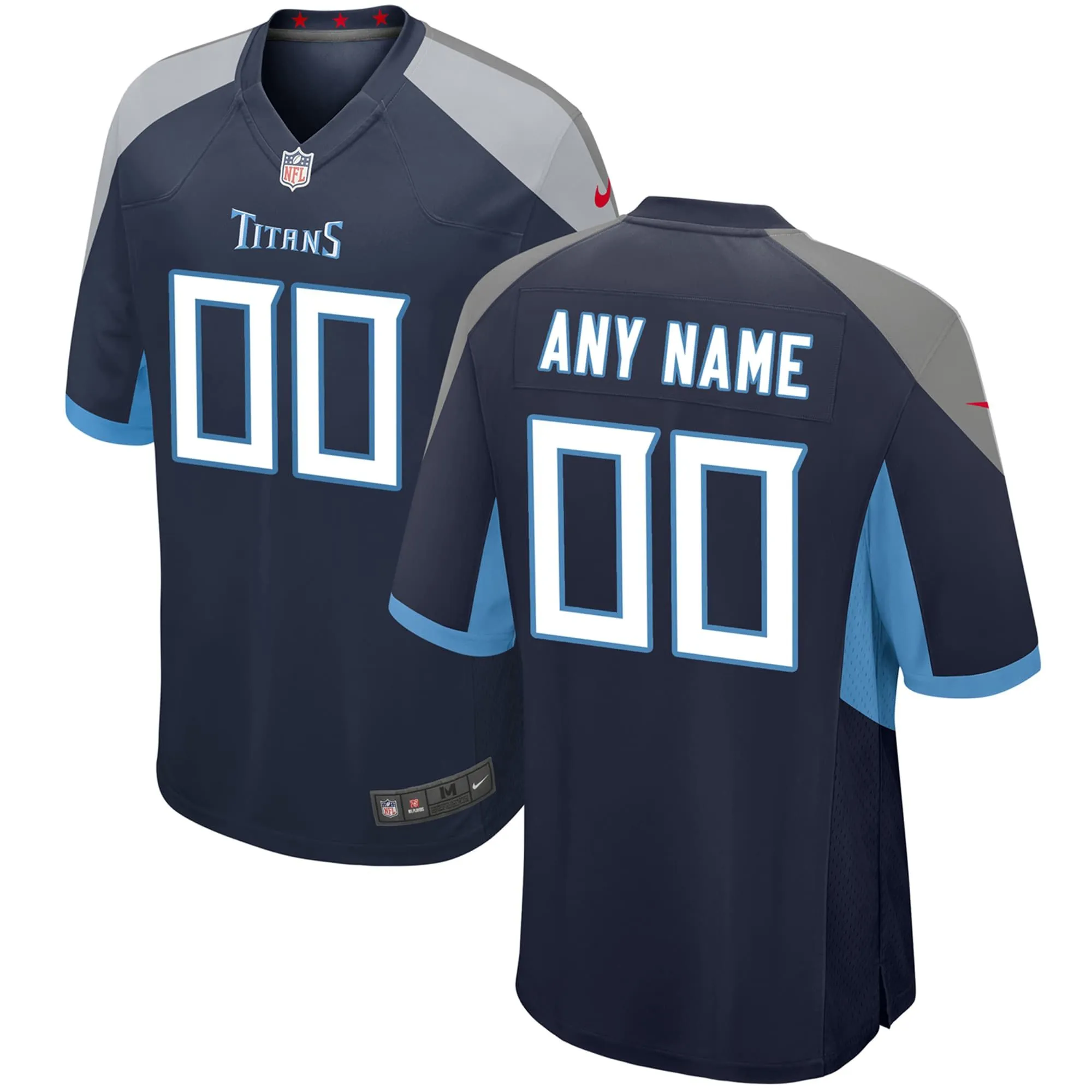 Tennessee Titans  Youth Custom Game Jersey - Navy