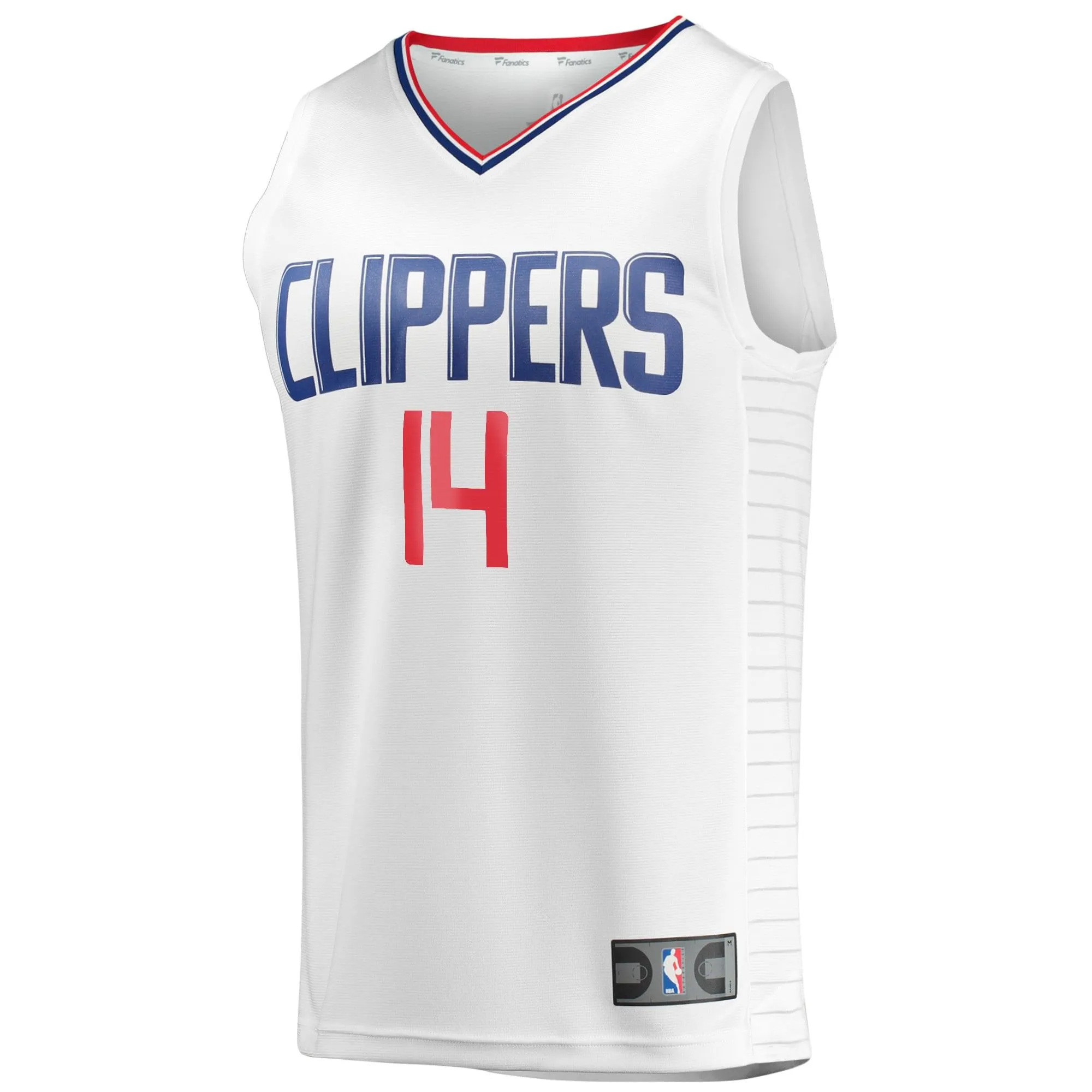 Terance Mann LA Clippers Fanatics Branded Fast Break Player Jersey - Association Edition - White