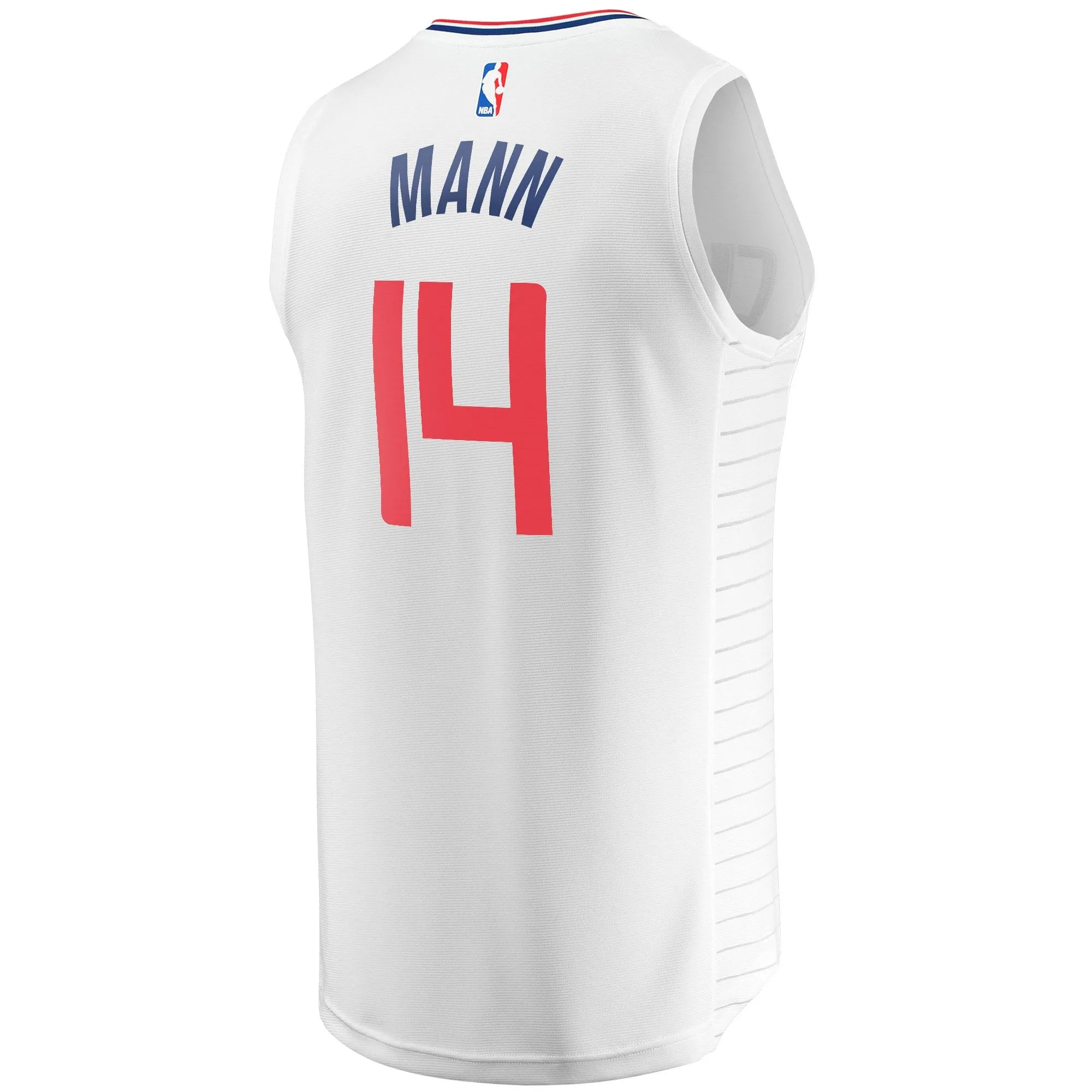 Terance Mann LA Clippers Fanatics Branded Fast Break Player Jersey - Association Edition - White