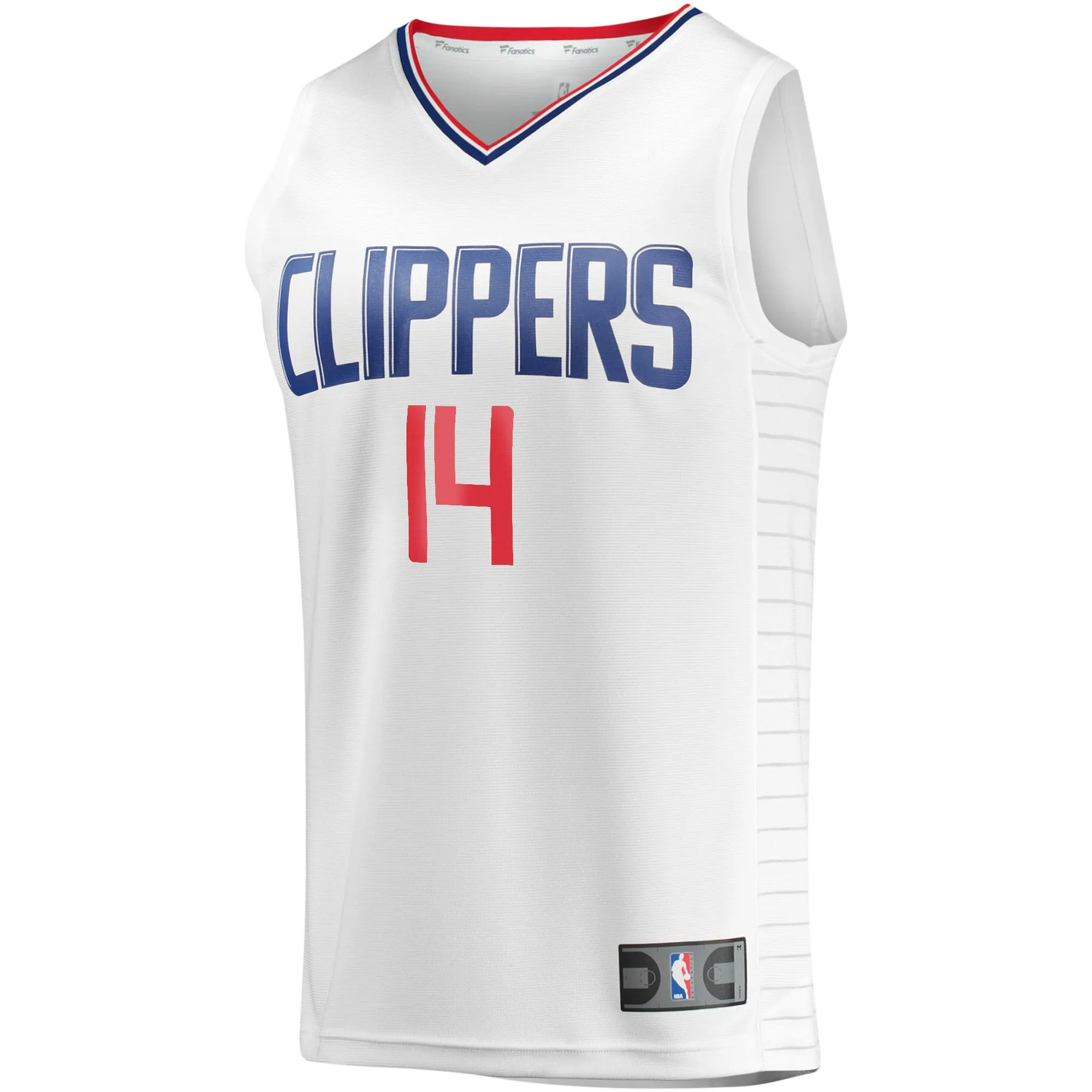 Terance Mann LA Clippers Fanatics Branded Youth Fast Break Player Jersey - Association Edition - White