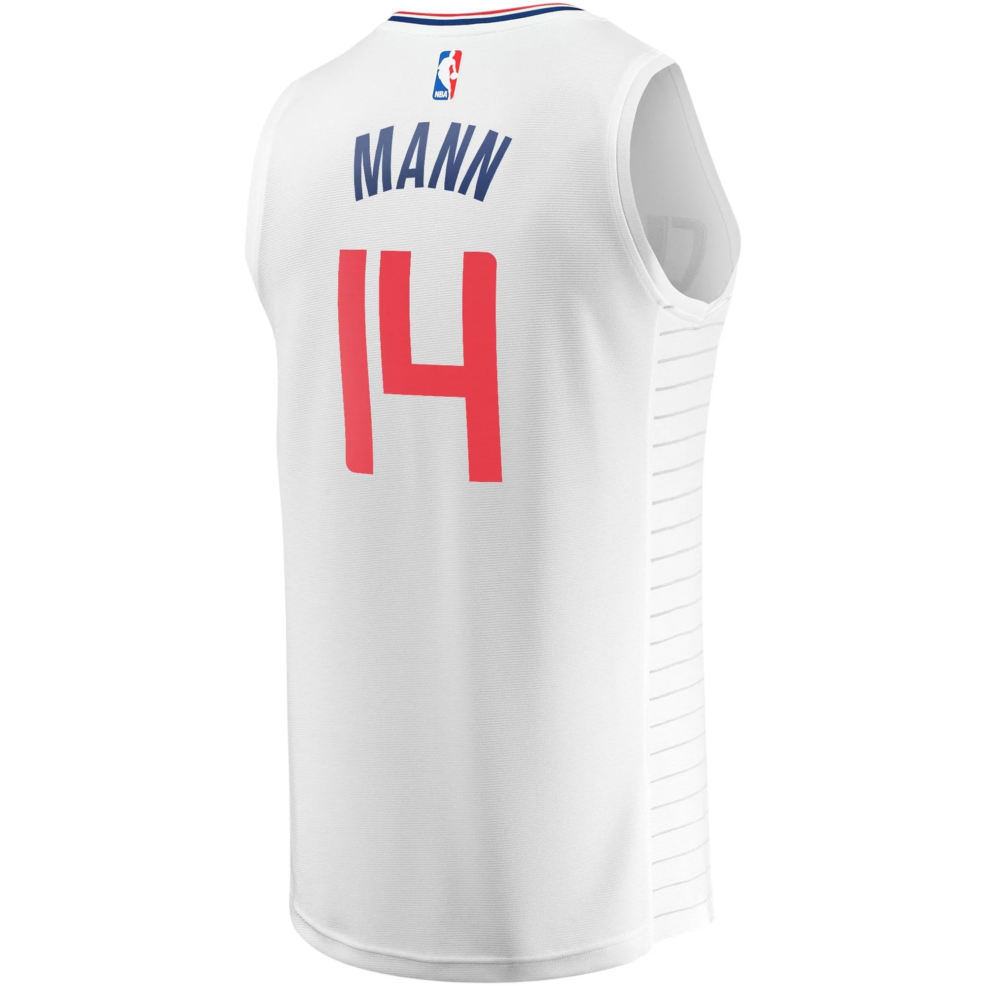 Terance Mann LA Clippers Fanatics Branded Youth Fast Break Player Jersey - Association Edition - White