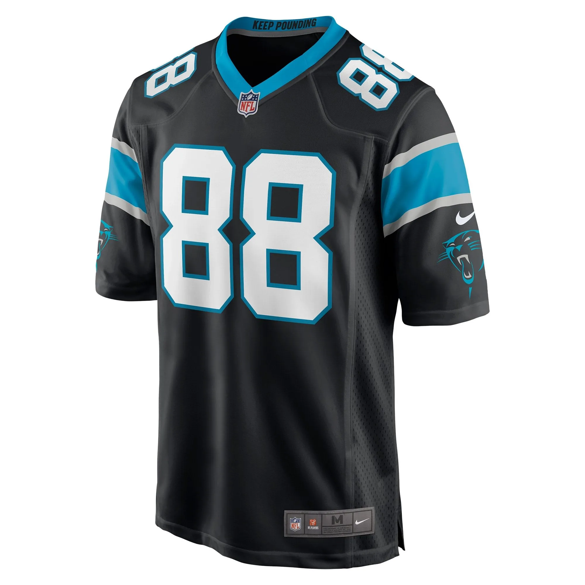 Terrace Marshall Jr. Carolina Panthers  2021 NFL Draft Pick Player Game Jersey - Black