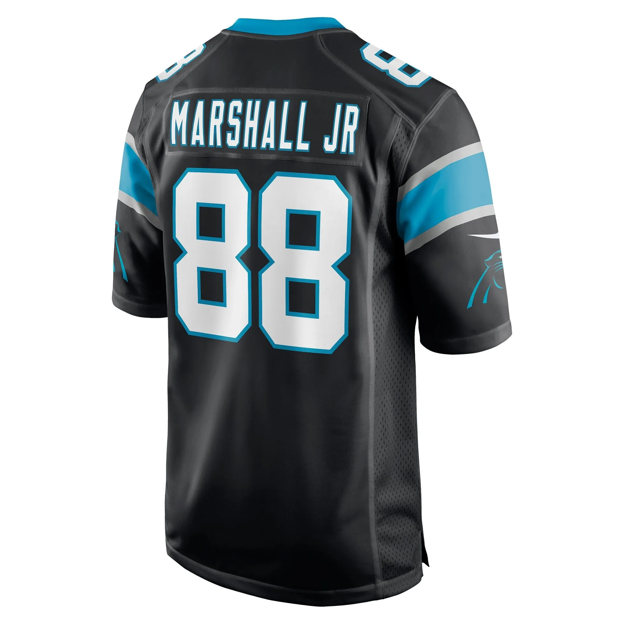 Terrace Marshall Jr. Carolina Panthers  2021 NFL Draft Pick Player Game Jersey - Black