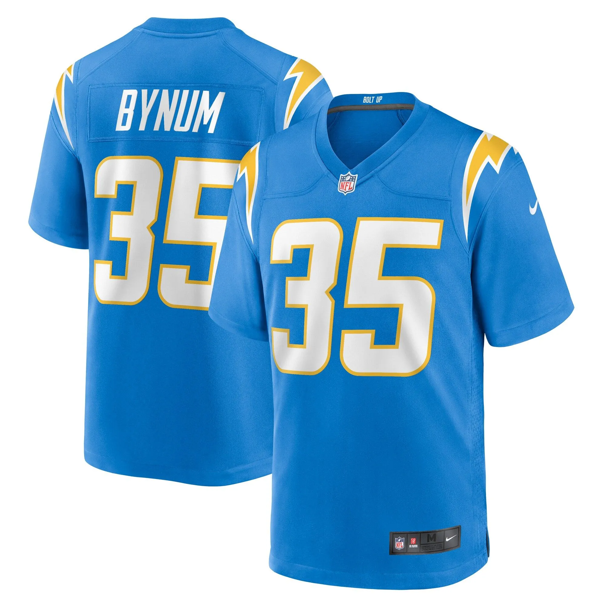 Terrell Bynum Los Angeles Chargers  Team Game Jersey -  Powder Blue