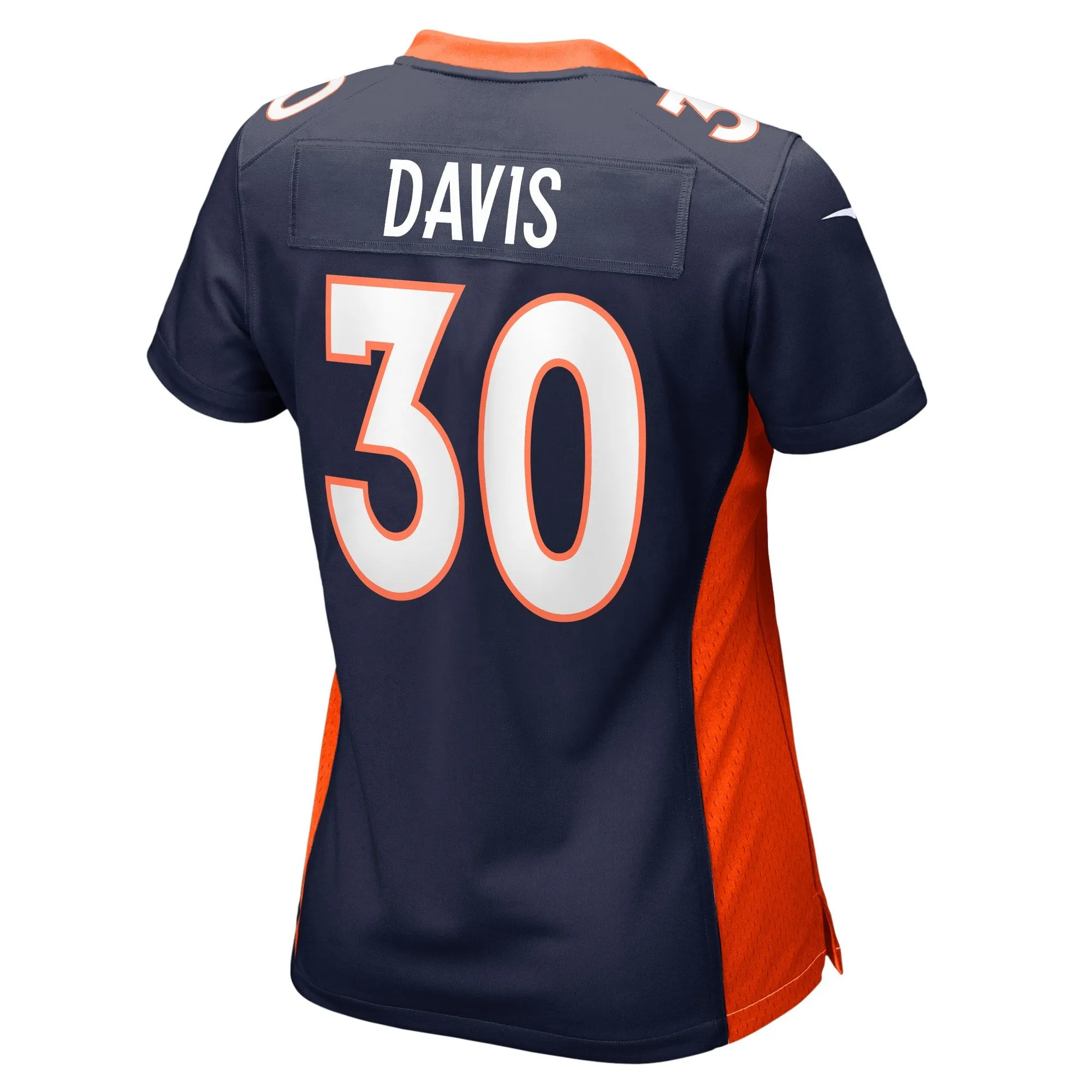 Terrell Davis Denver Broncos  Women's Retired Player Jersey - Navy