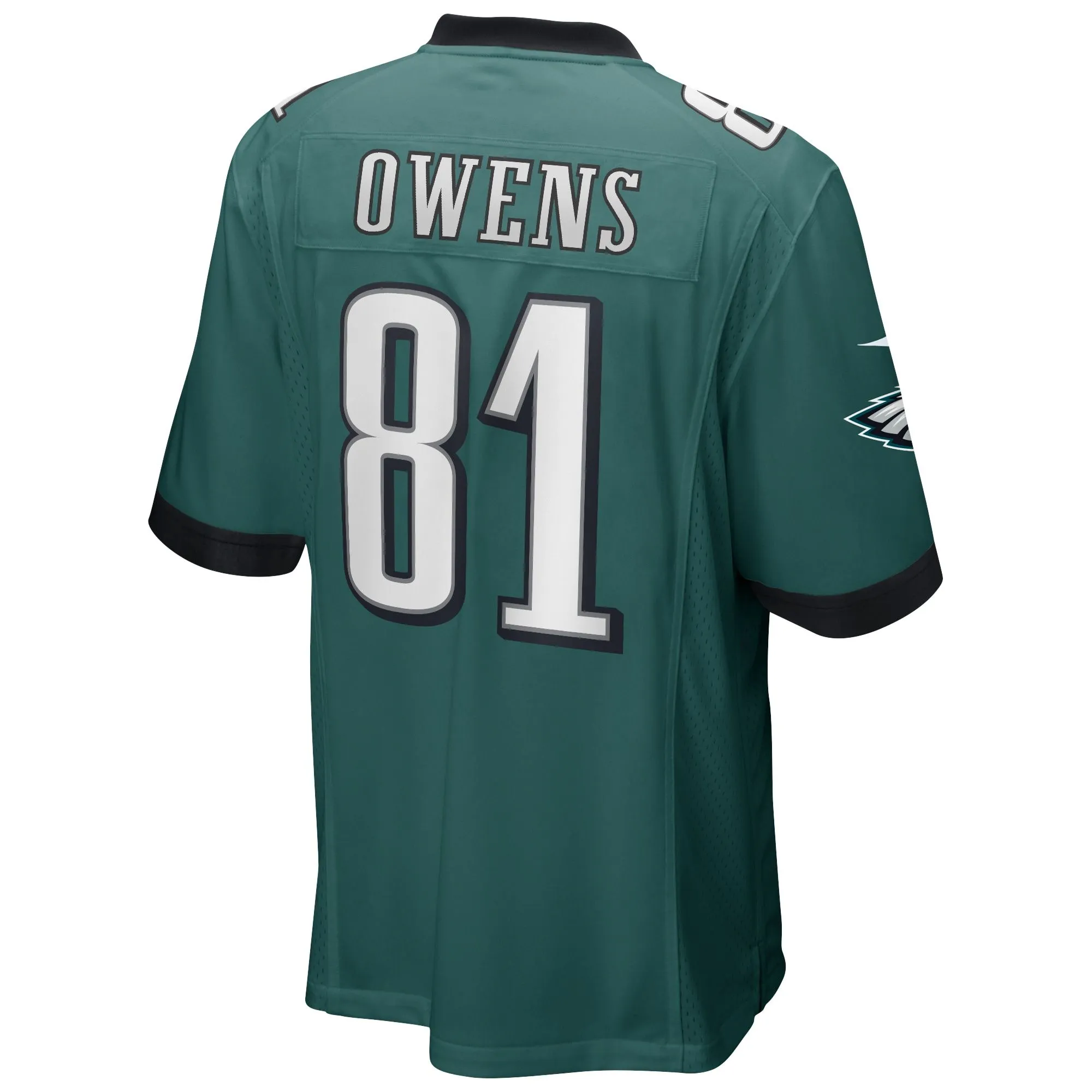 Terrell Owens Philadelphia Eagles  Game Retired Player Jersey - Midnight Green