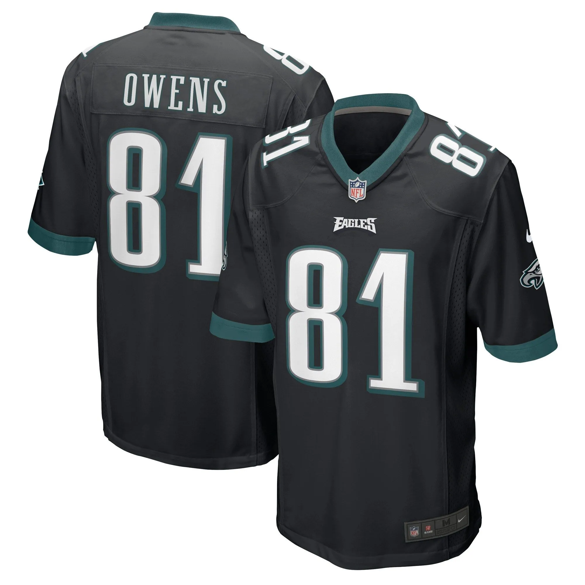 Terrell Owens Philadelphia Eagles  Retired Player Jersey - Black