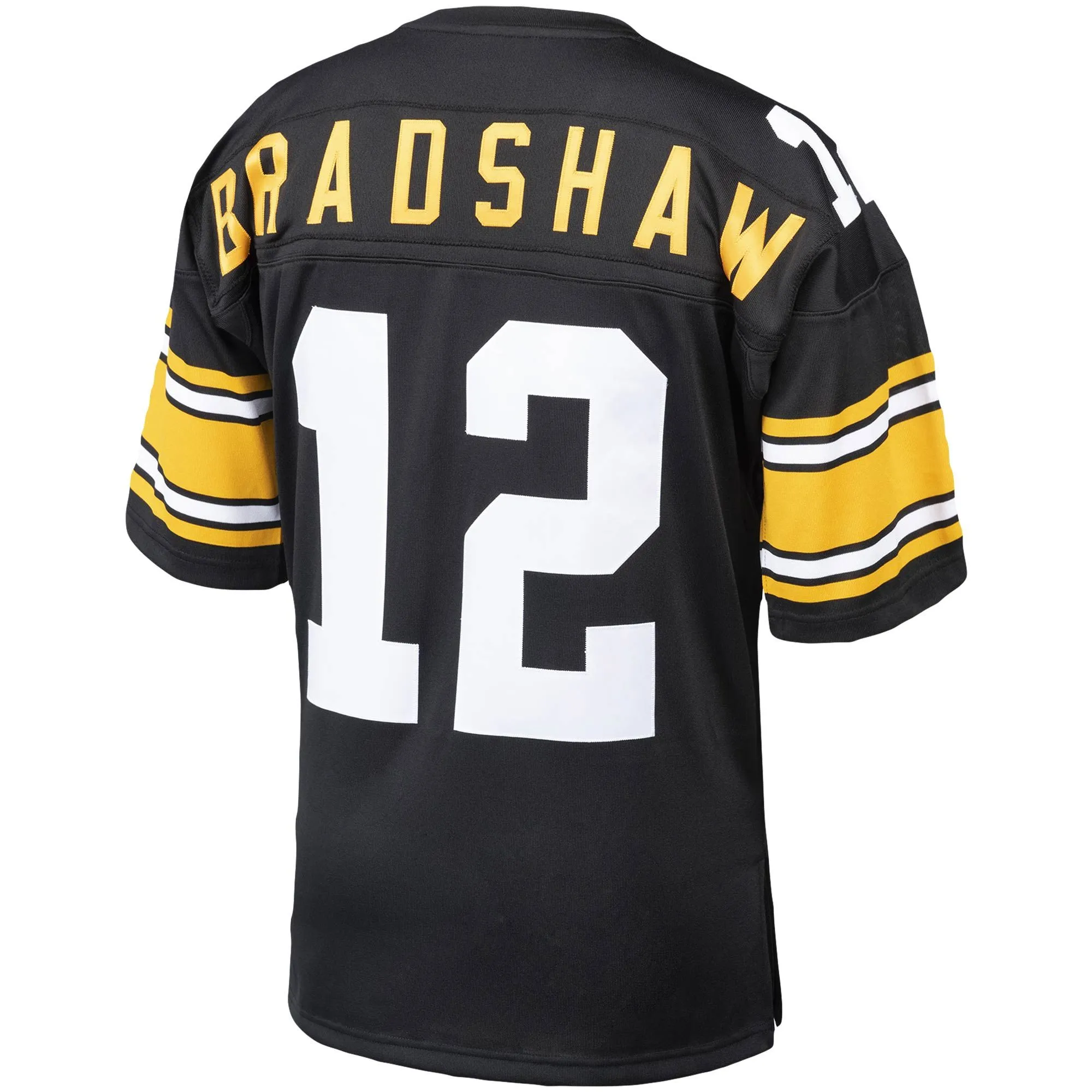 Terry Bradshaw Pittsburgh Steelers Mitchell & Ness  Throwback Retired Player Jersey - Black