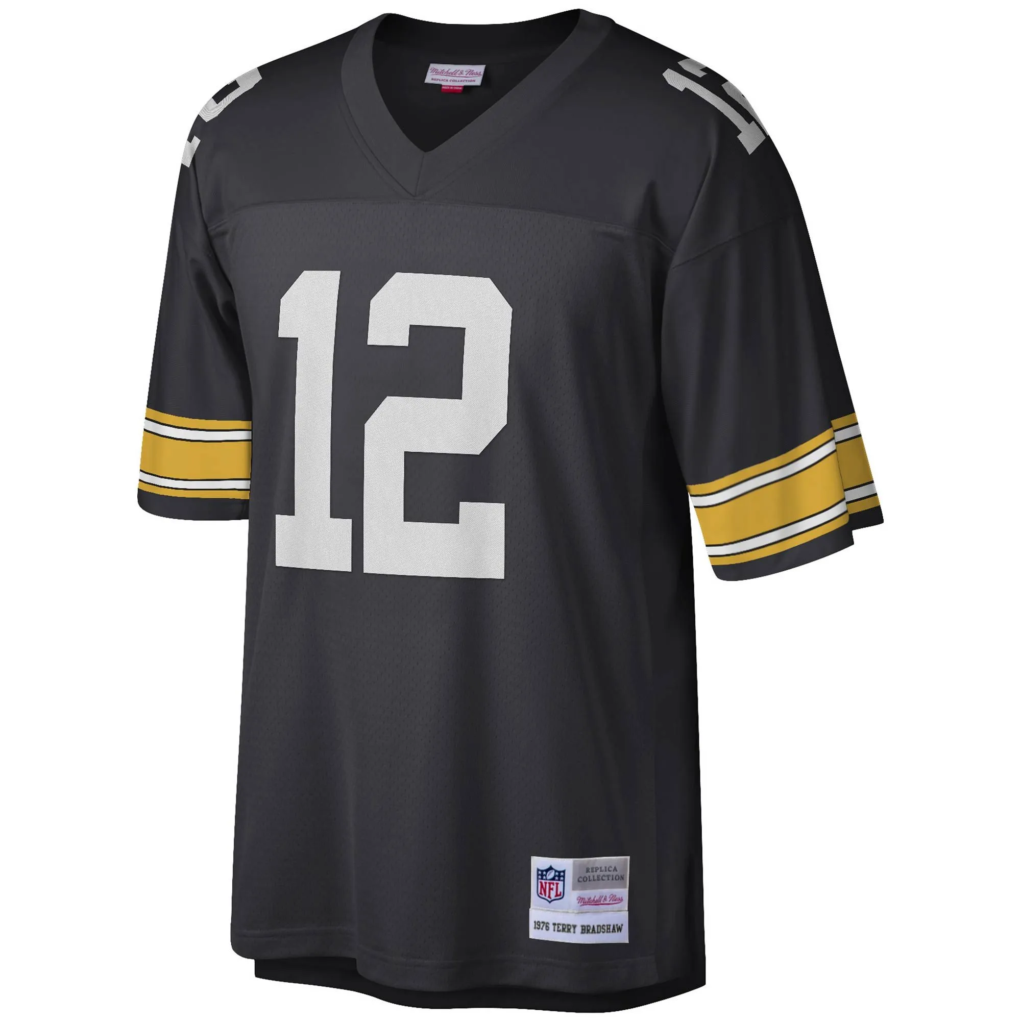 Terry Bradshaw Pittsburgh Steelers Mitchell & Ness Legacy Replica Jersey - Black