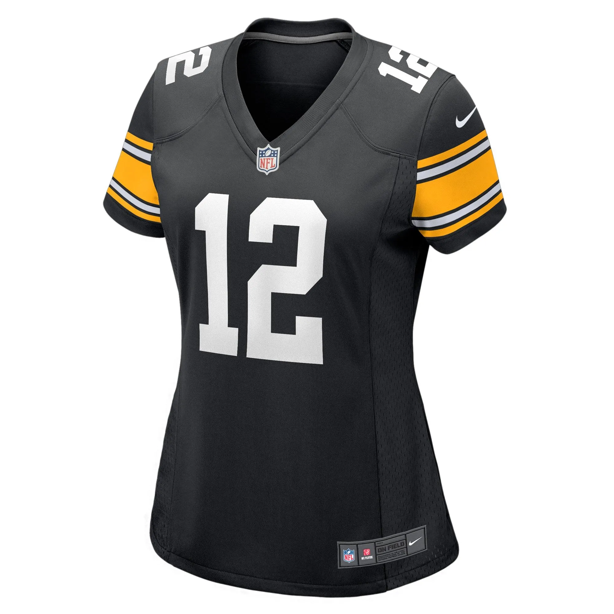 Terry Bradshaw Pittsburgh Steelers  Women's Retired Player Jersey - Black