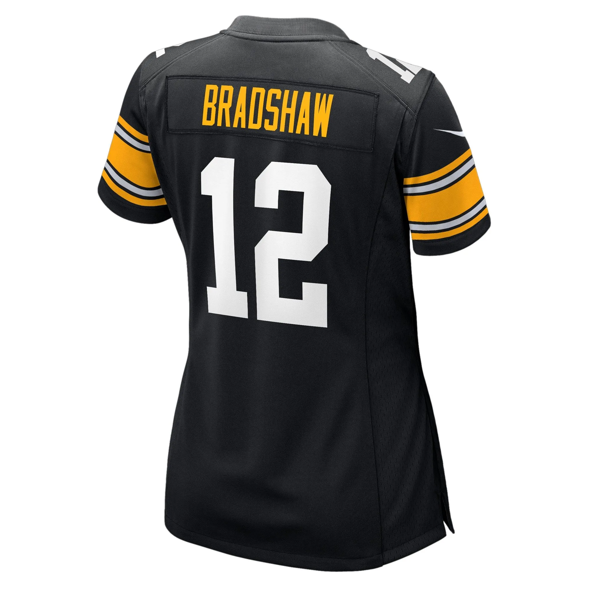 Terry Bradshaw Pittsburgh Steelers  Women's Retired Player Jersey - Black