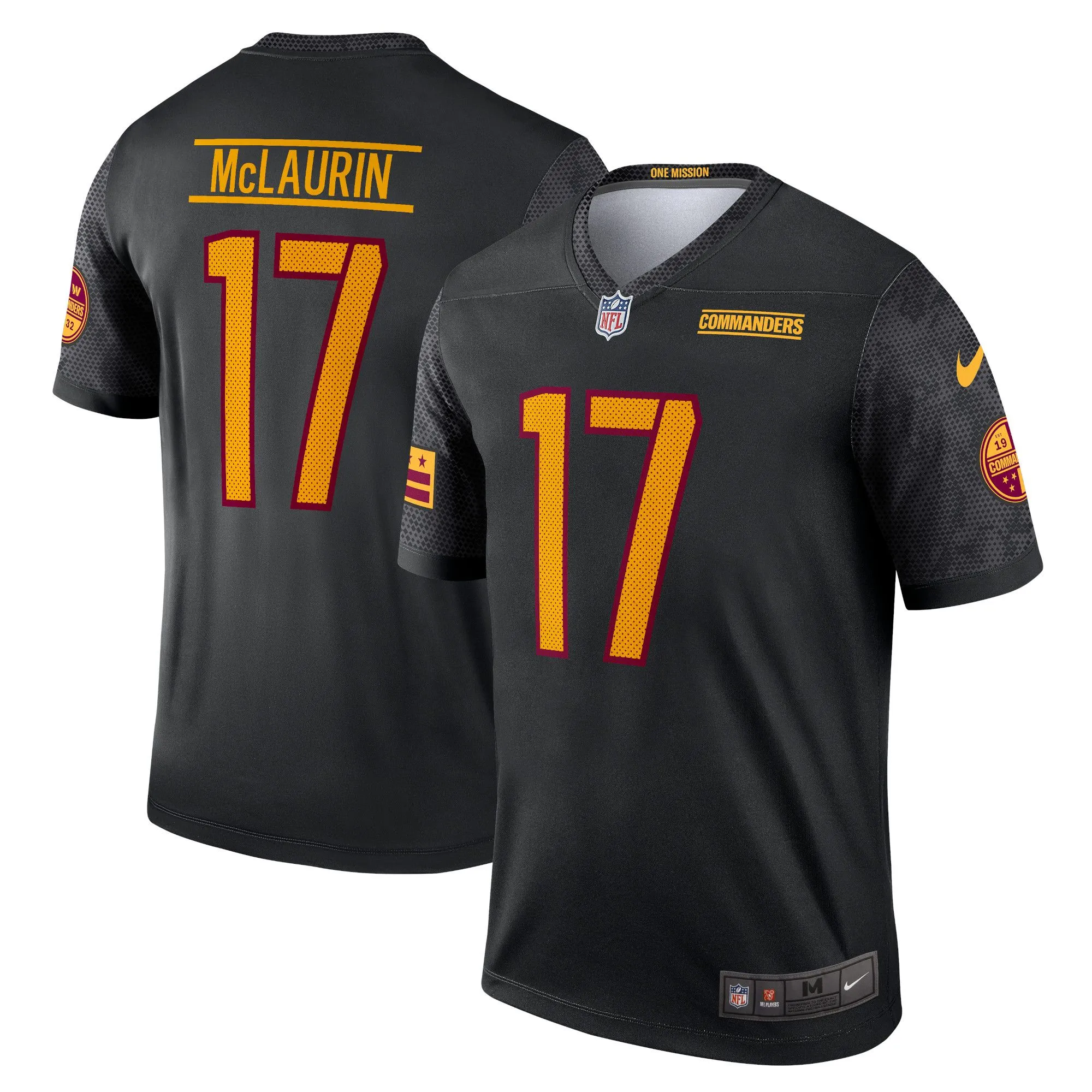 Terry McLaurin Washington Commanders  Alternate Legend Jersey - Black