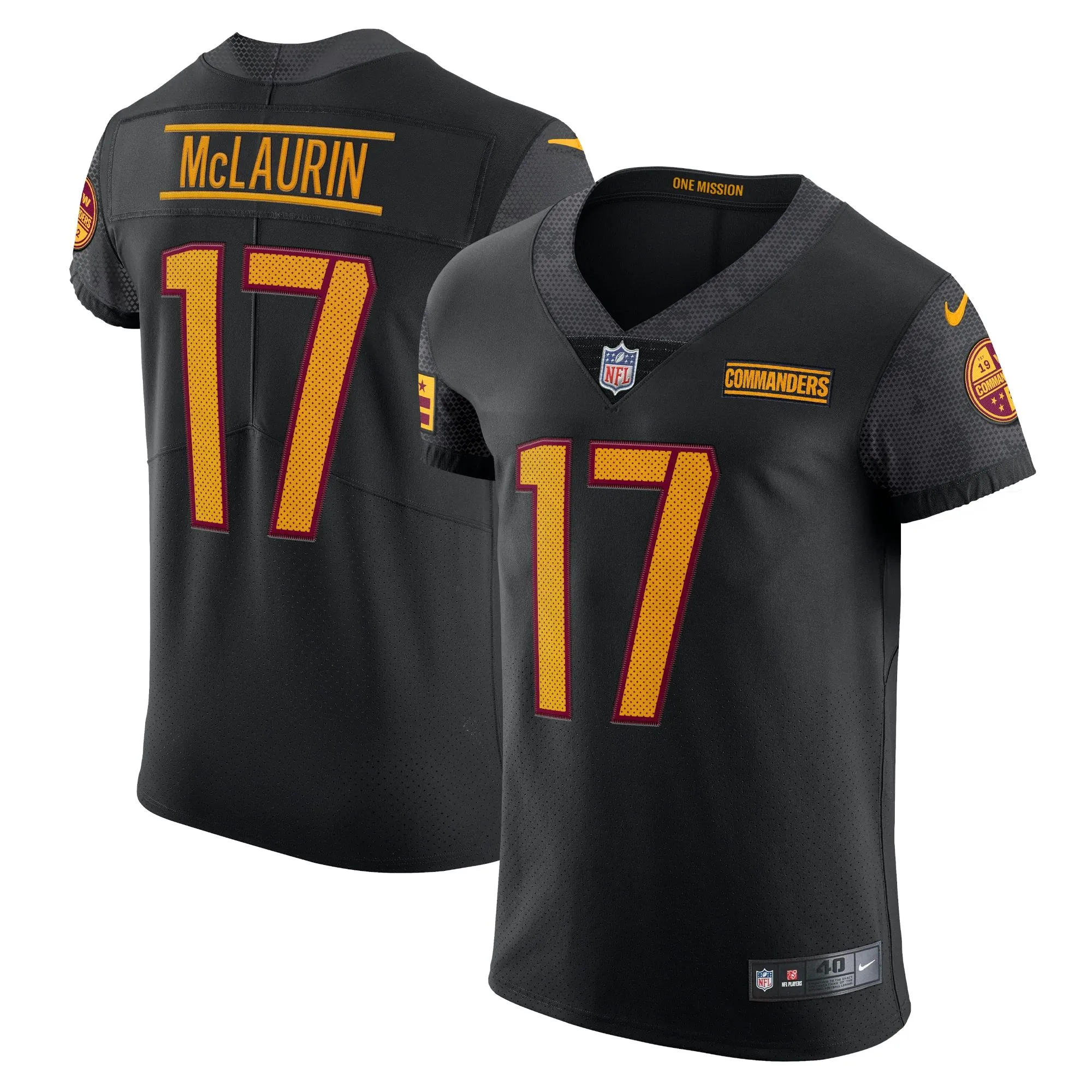 Terry McLaurin Washington Commanders  Alternate Vapor Elite Jersey - Black