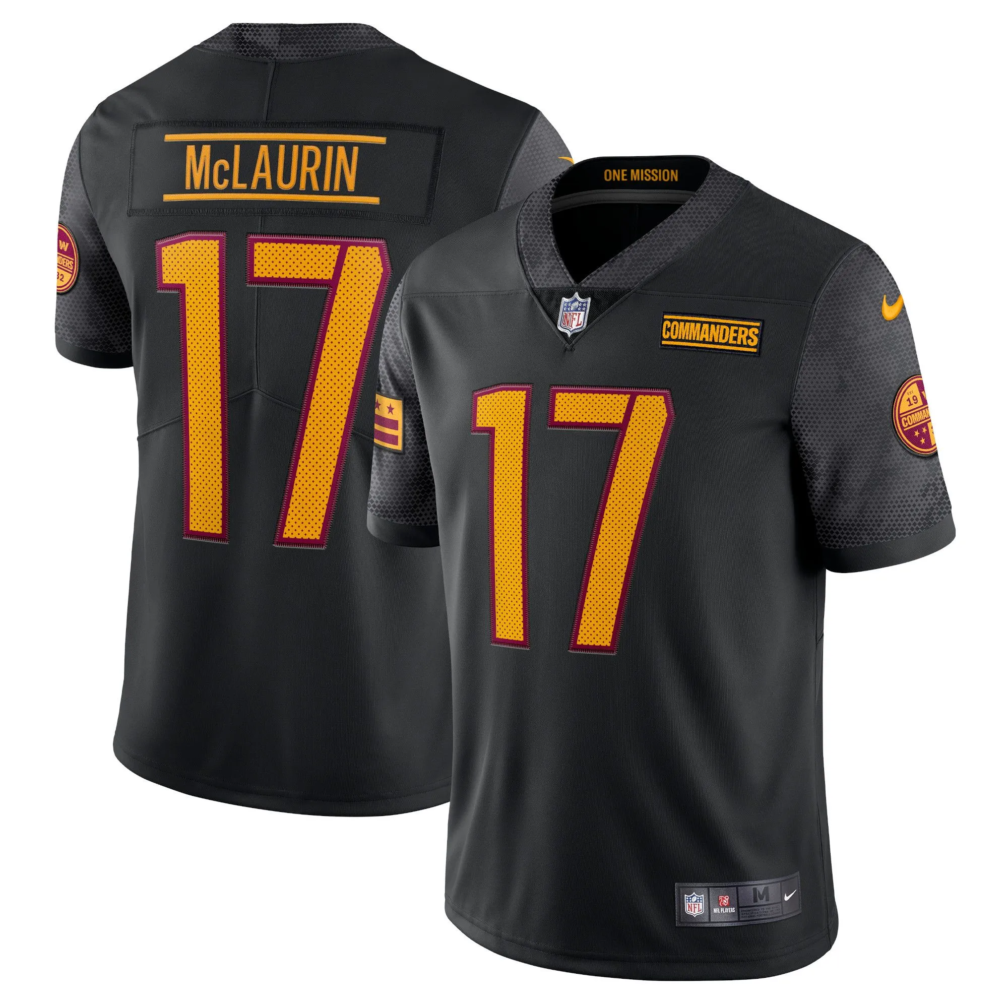 Terry McLaurin Washington Commanders  Alternate Vapor Limited Jersey - Black