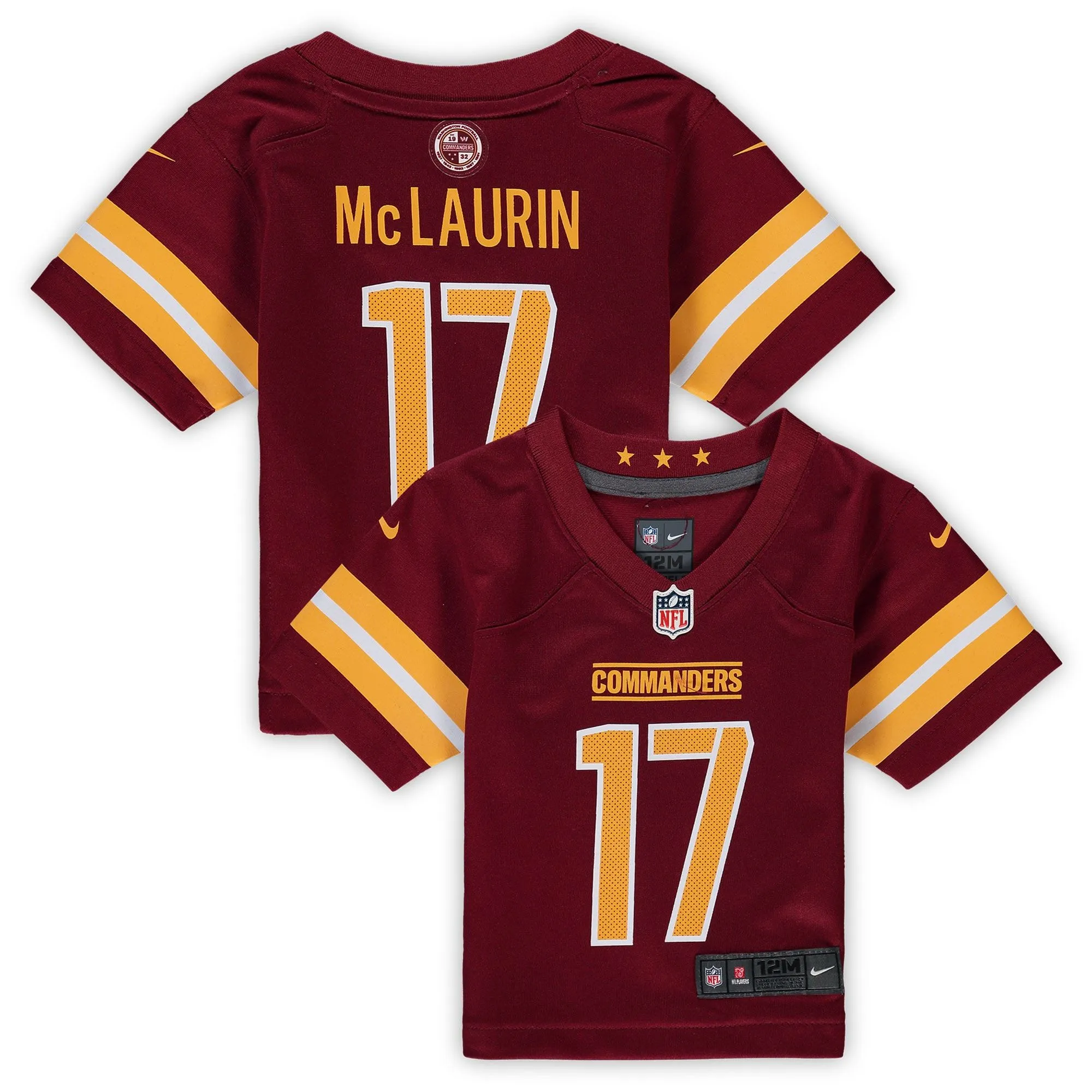 Terry McLaurin Washington Commanders  Infant Player Game Jersey - Burgundy