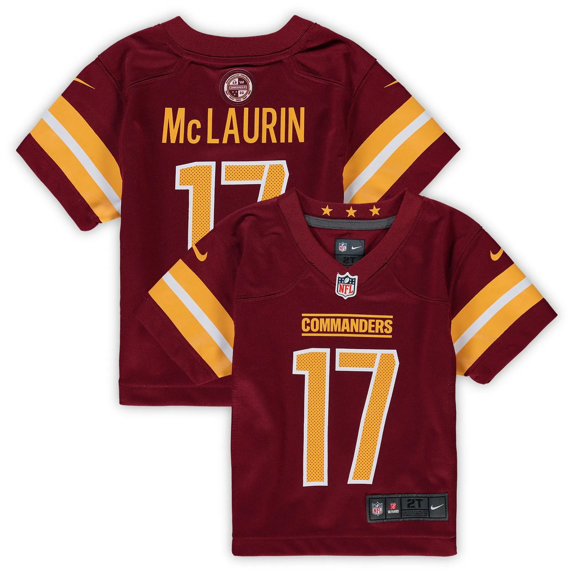 Terry McLaurin Washington Commanders  Toddler Game Jersey - Burgundy