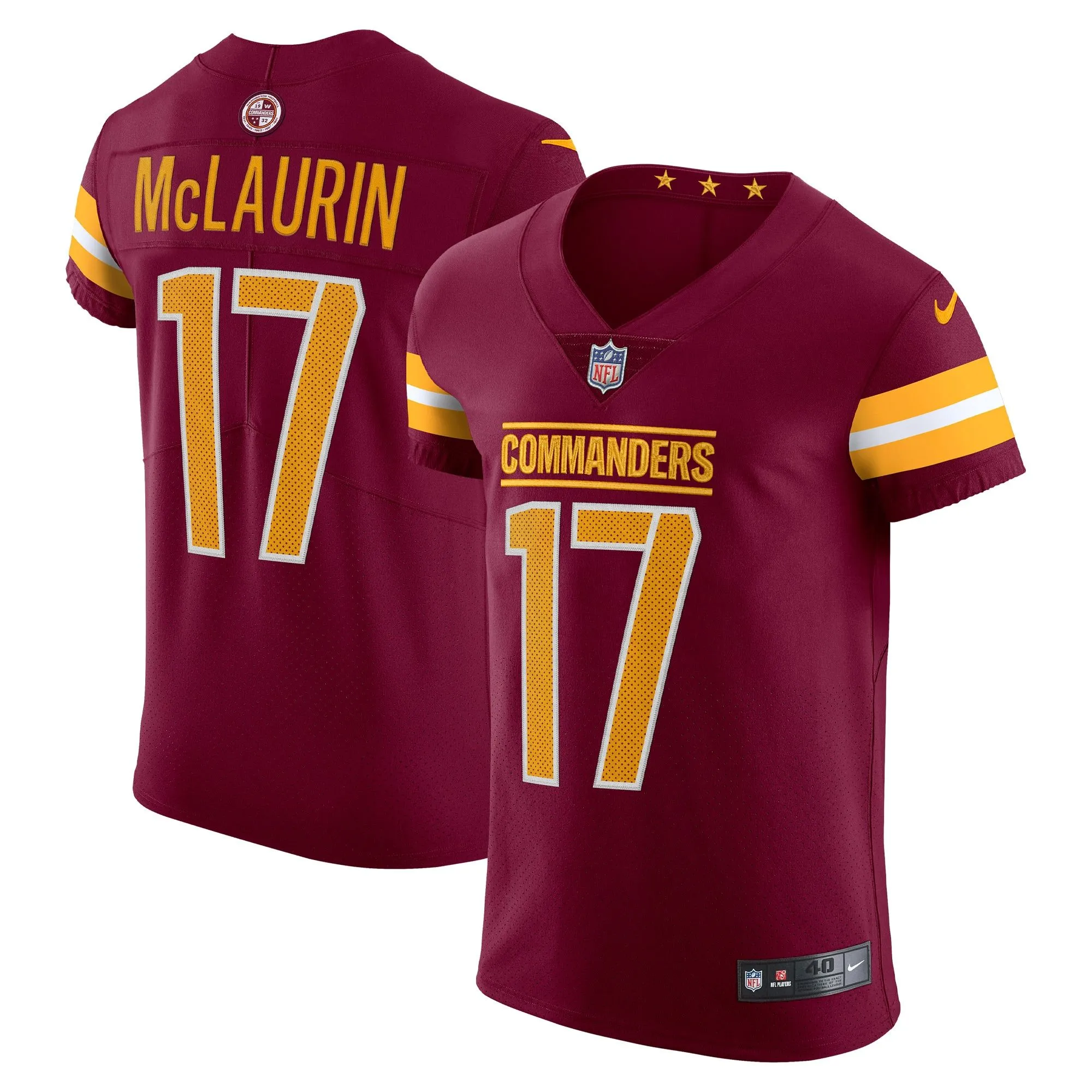 Terry McLaurin Washington Commanders  Vapor Elite Jersey - Burgundy