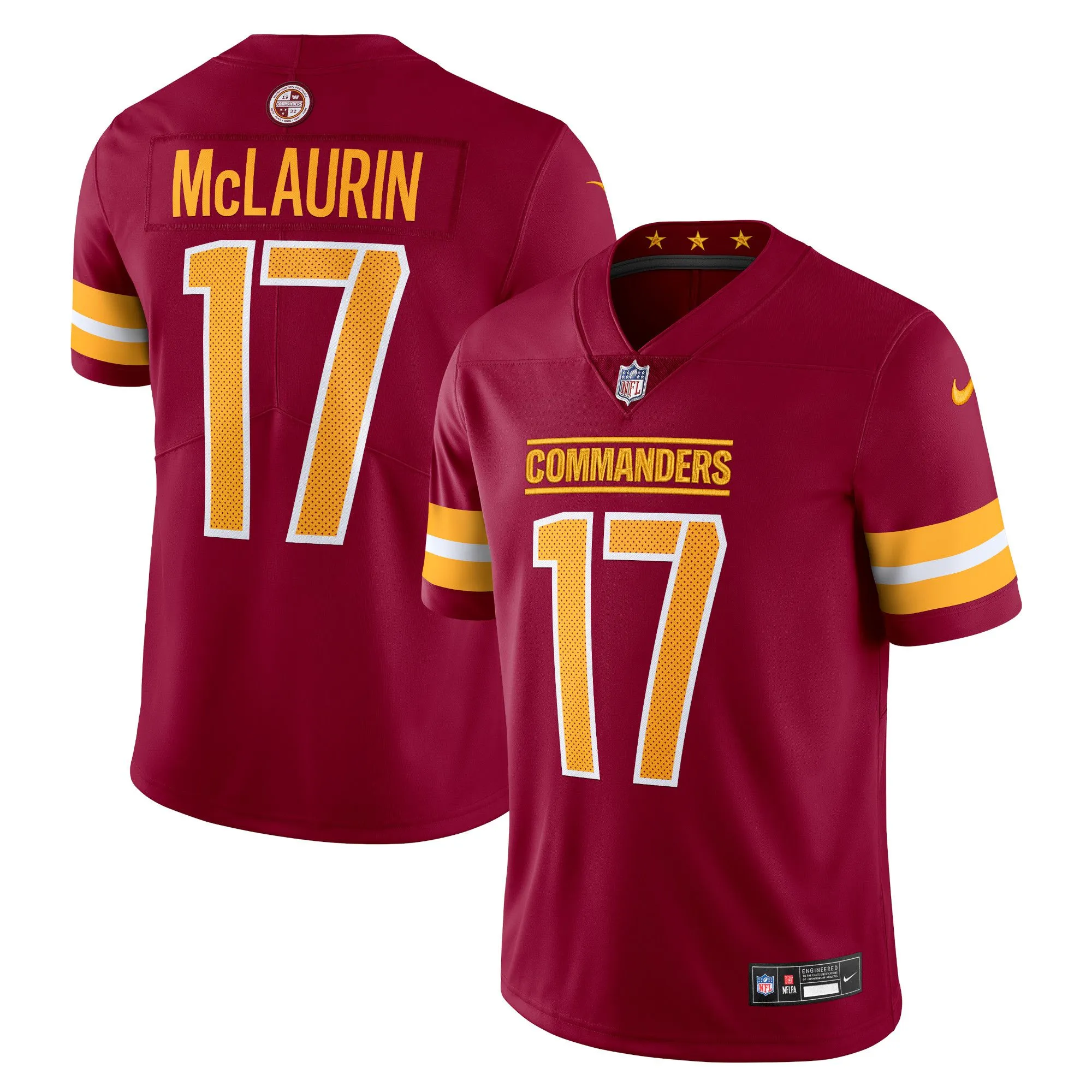 Terry McLaurin Washington Commanders   Vapor Untouchable Limited Jersey - Burgundy